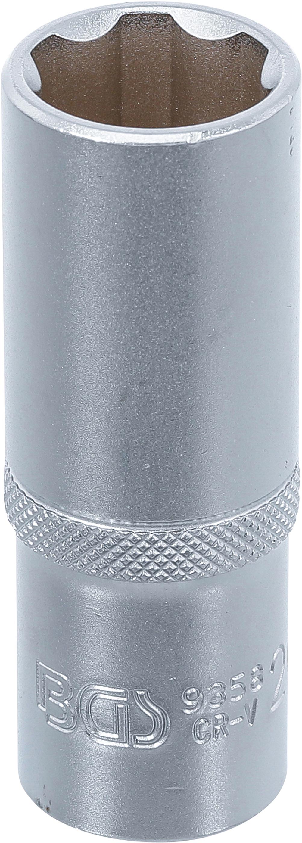 Steckschlüssel-Einsatz Super Lock, tief | Antrieb Innenvierkant 12,5 mm (1/2") | SW 20 mm BGS9358