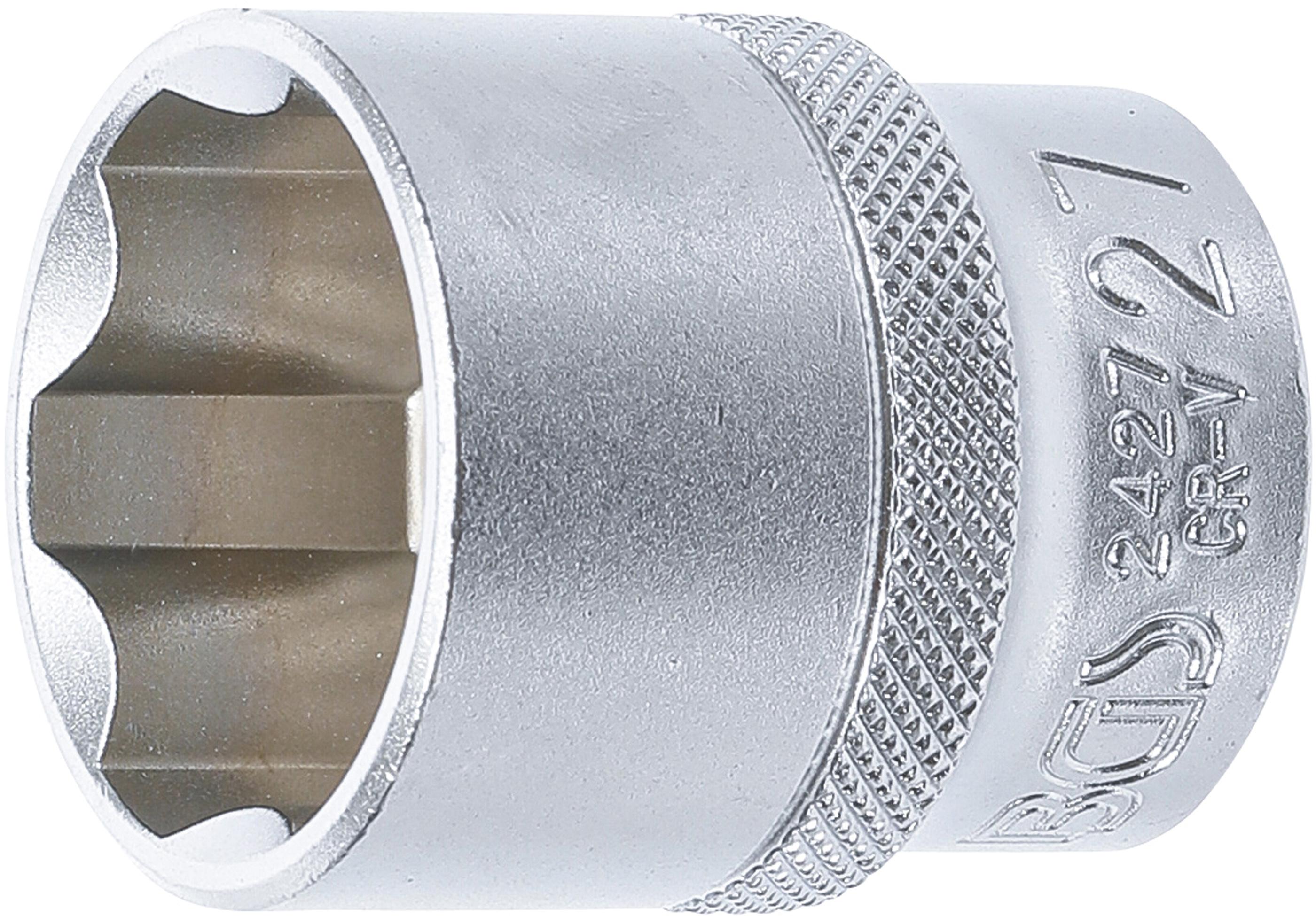 Steckschlüssel-Einsatz Super Lock | Antrieb Innenvierkant 12,5 mm (1/2") | SW 27 mm BGS2427