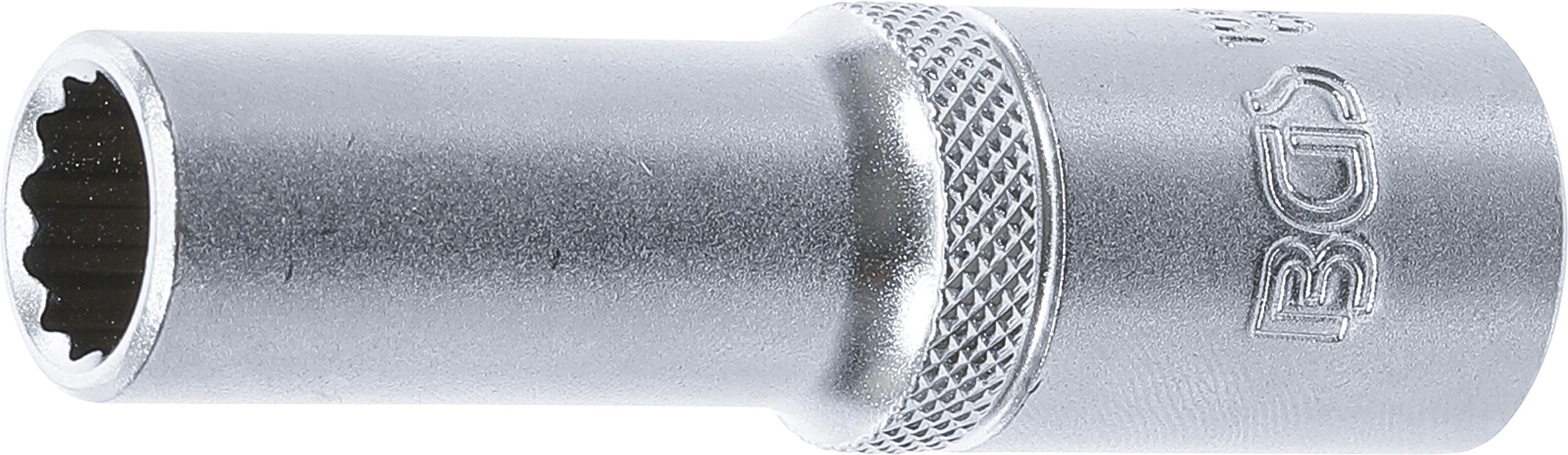 Steckschlüssel-Einsatz Zwölfkant, tief | Antrieb Innenvierkant 12,5 mm (1/2") | SW 12 mm BGS10662