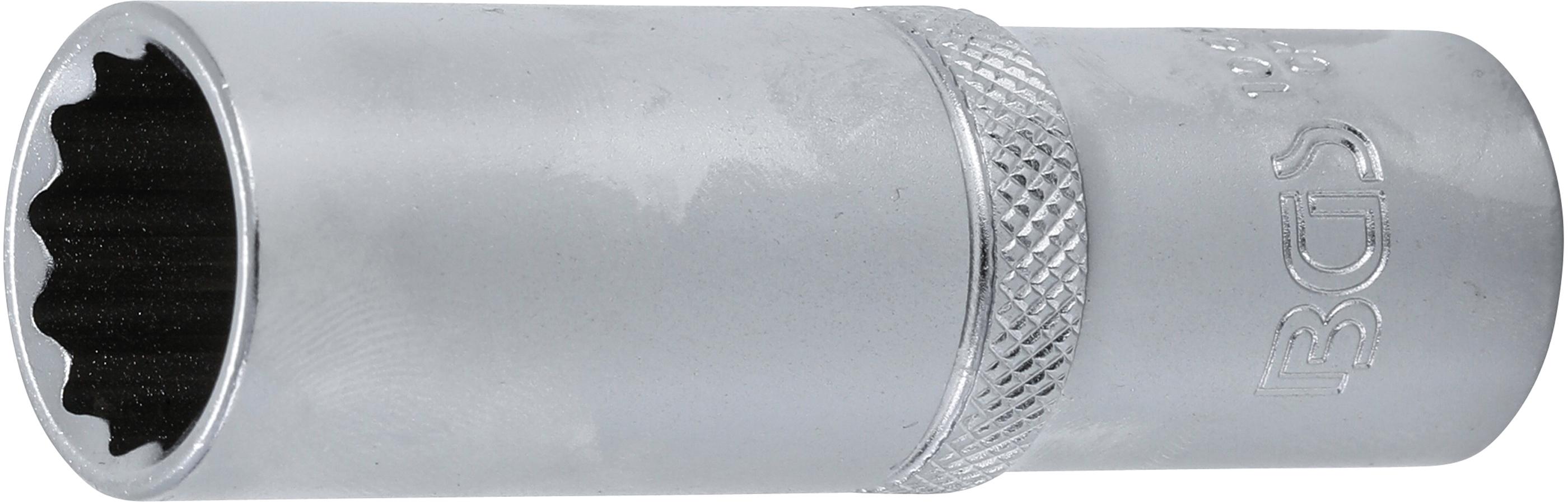 Steckschlüssel-Einsatz Zwölfkant, tief | Antrieb Innenvierkant 12,5 mm (1/2") | SW 17 mm BGS10684