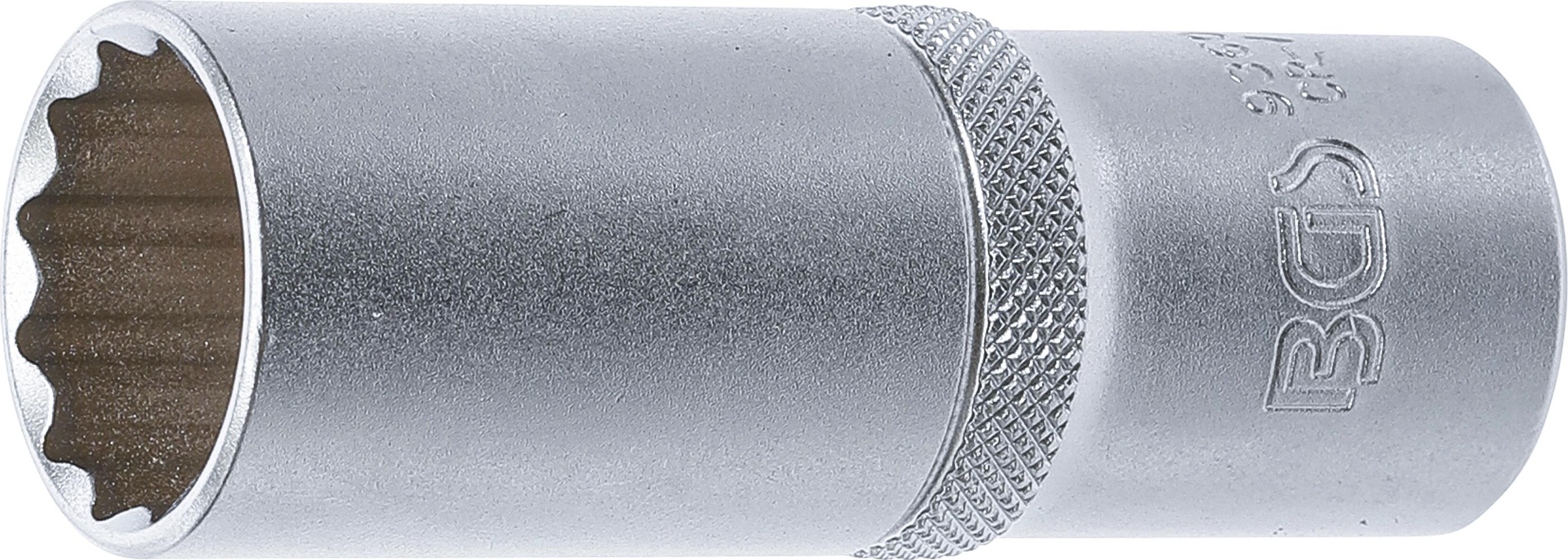 Steckschlüssel-Einsatz Zwölfkant, tief | Antrieb Innenvierkant 12,5 mm (1/2") | SW 21 mm BGS9360