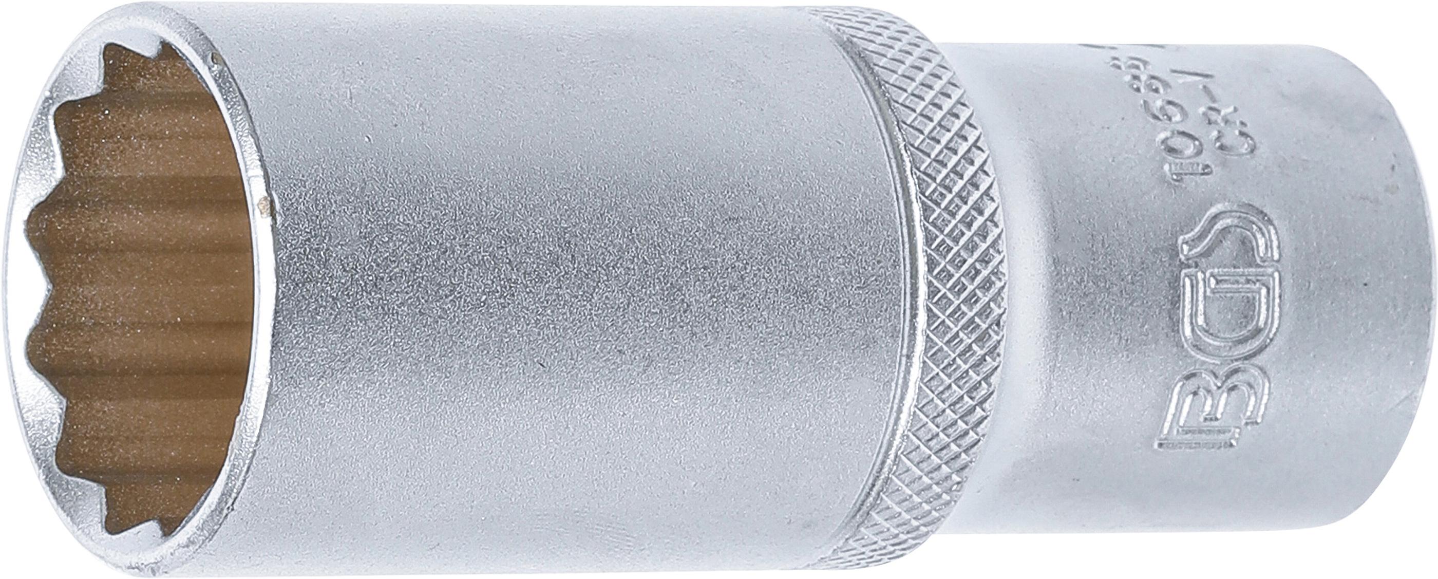 Steckschlüssel-Einsatz Zwölfkant, tief | Antrieb Innenvierkant 12,5 mm (1/2") | SW 24 mm BGS10688