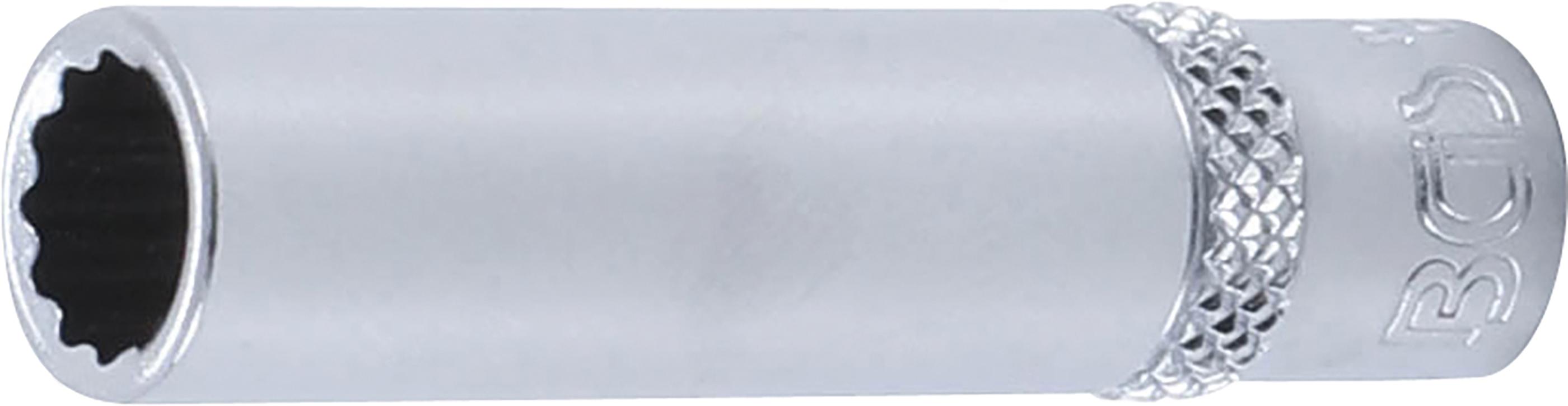 Steckschlüssel-Einsatz Zwölfkant, tief | Antrieb Innenvierkant 6,3 mm (1/4") | SW 8 mm BGS10708