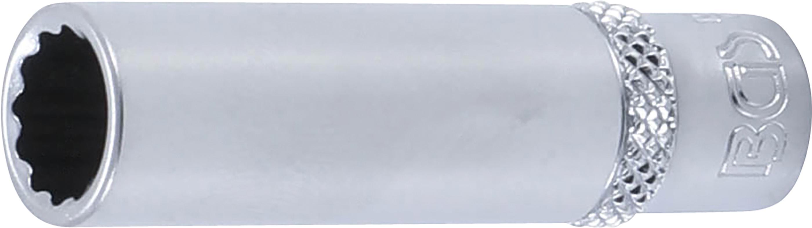 Steckschlüssel-Einsatz Zwölfkant, tief | Antrieb Innenvierkant 6,3 mm (1/4") | SW 9 mm BGS10709