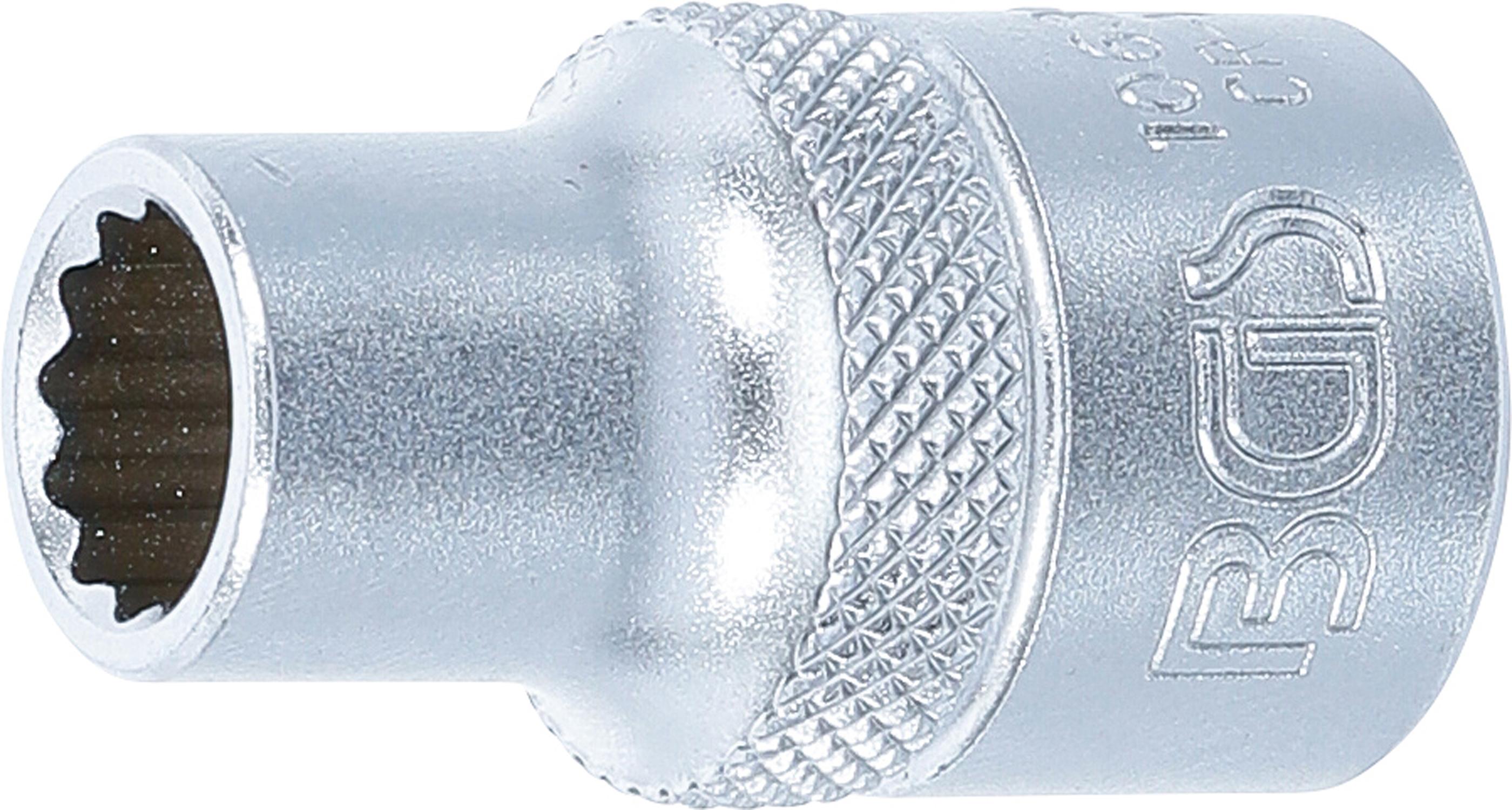 Steckschlüssel-Einsatz Zwölfkant | Antrieb Innenvierkant 12,5 mm (1/2") | SW 10 mm BGS10630