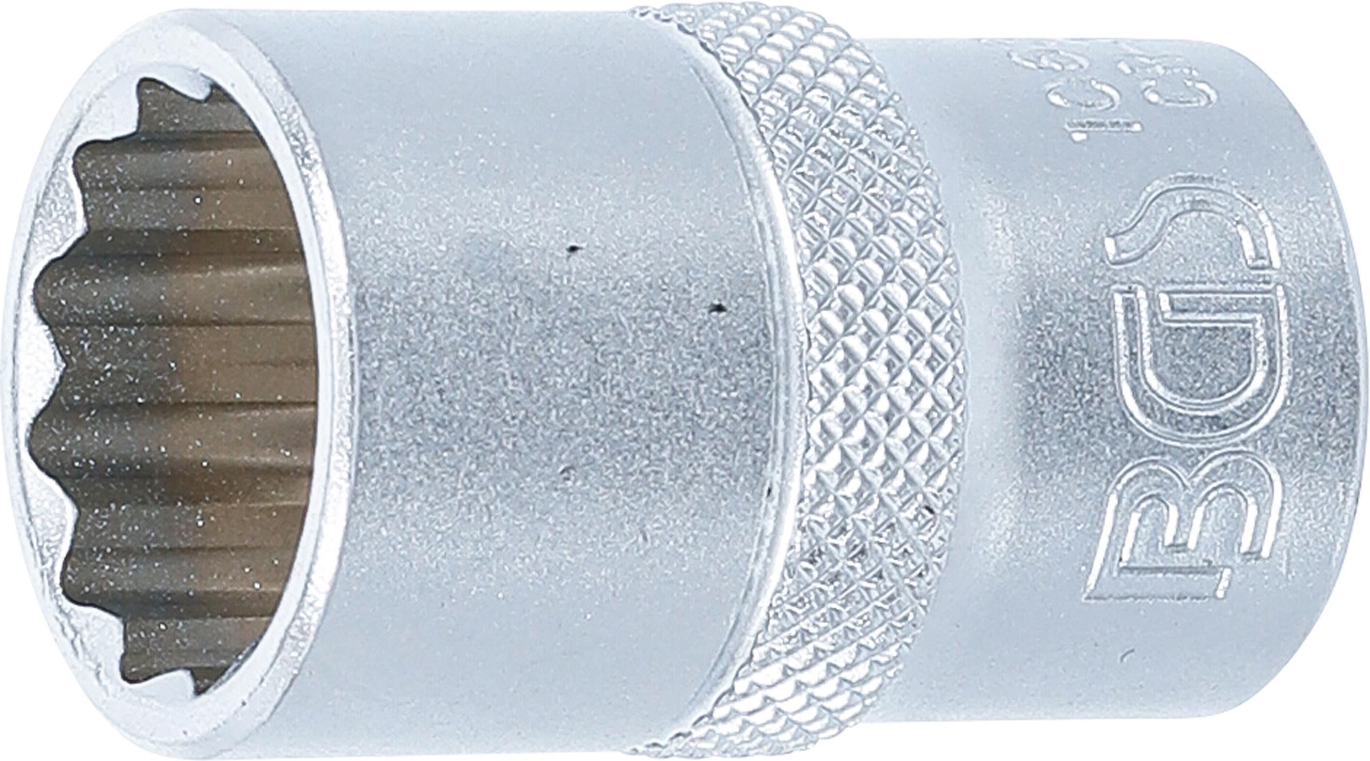 Steckschlüssel-Einsatz Zwölfkant | Antrieb Innenvierkant 12,5 mm (1/2") | SW 17 mm BGS10637