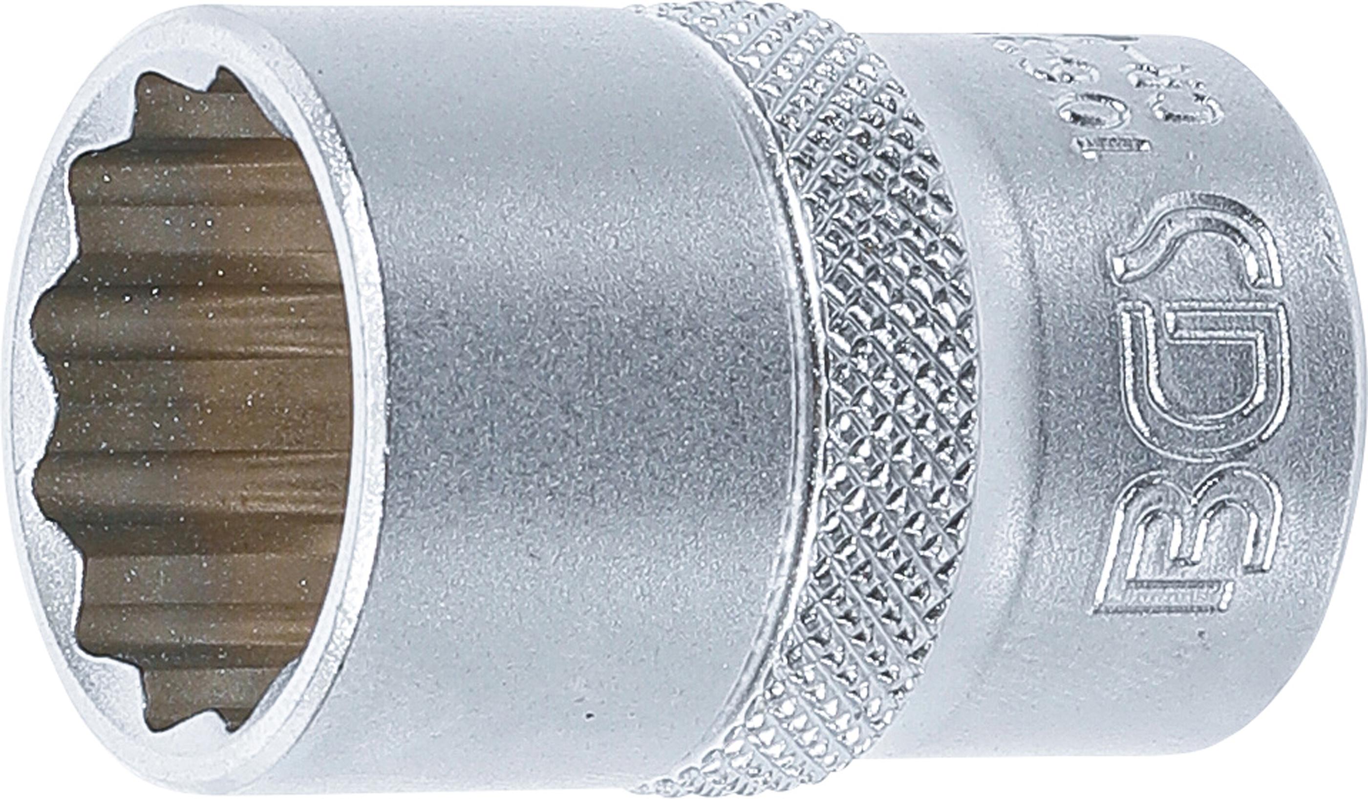 Steckschlüssel-Einsatz Zwölfkant | Antrieb Innenvierkant 12,5 mm (1/2") | SW 19 mm BGS10639