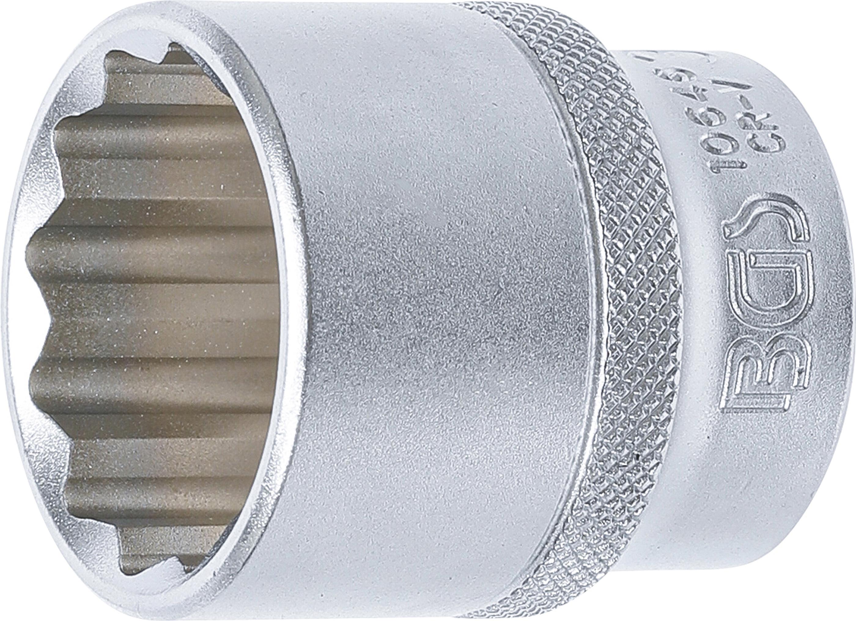 Steckschlüssel-Einsatz Zwölfkant | Antrieb Innenvierkant 12,5 mm (1/2") | SW 30 mm BGS10646