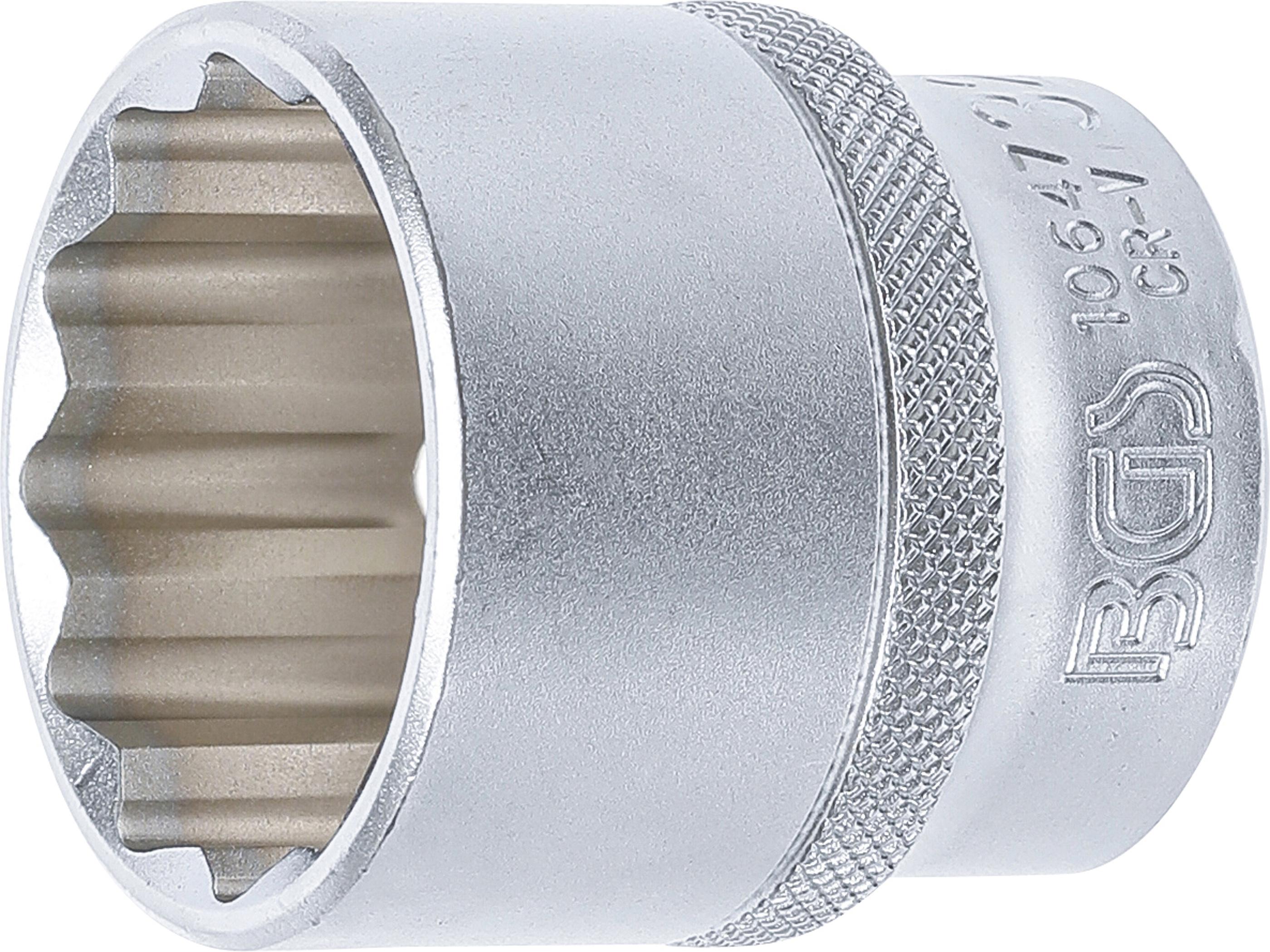 Steckschlüssel-Einsatz Zwölfkant | Antrieb Innenvierkant 12,5 mm (1/2") | SW 32 mm BGS10647