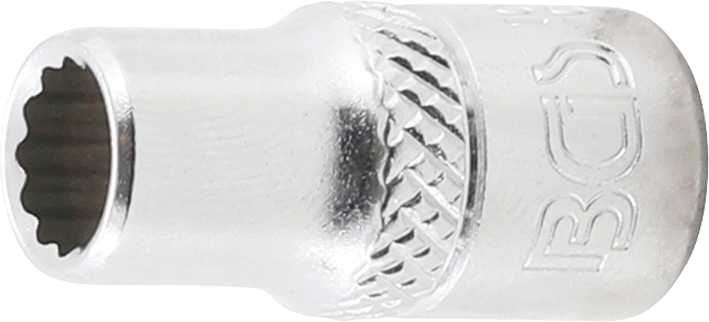 Steckschlüssel-Einsatz Zwölfkant | Antrieb Innenvierkant 6,3 mm (1/4") | SW 1/4" BGS10873