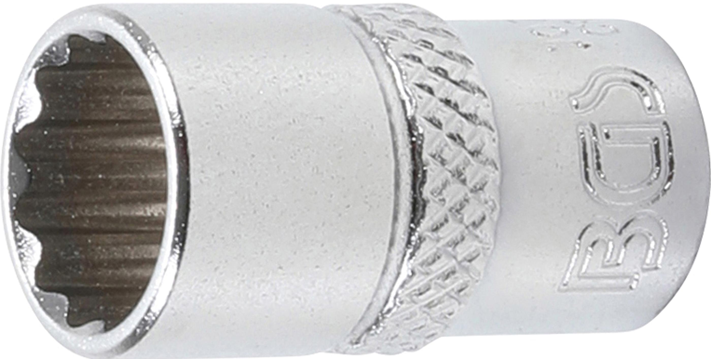 Steckschlüssel-Einsatz Zwölfkant | Antrieb Innenvierkant 6,3 mm (1/4") | SW 10 mm BGS10780