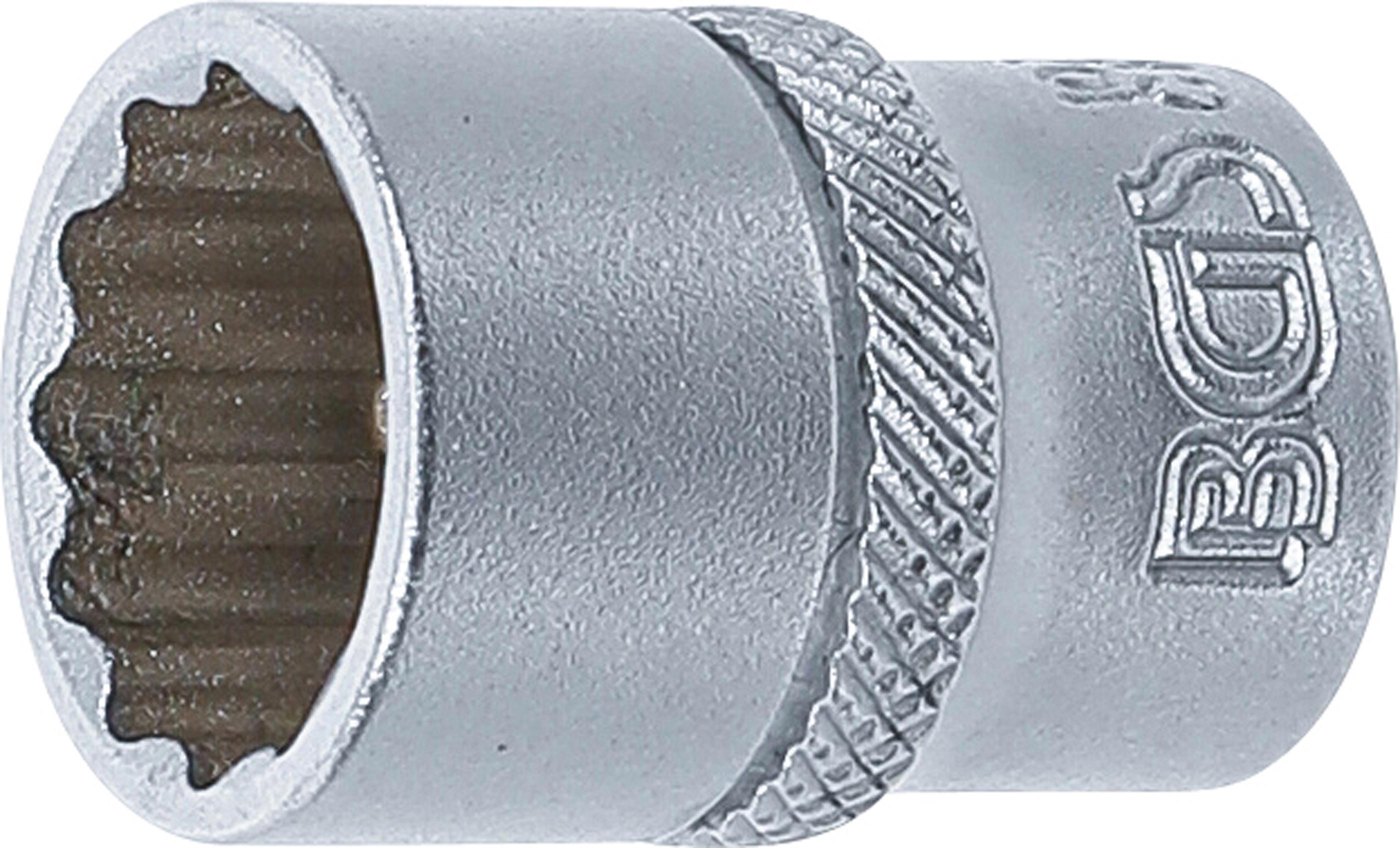 Steckschlüssel-Einsatz Zwölfkant | Antrieb Innenvierkant 6,3 mm (1/4") | SW 13 mm BGS10783