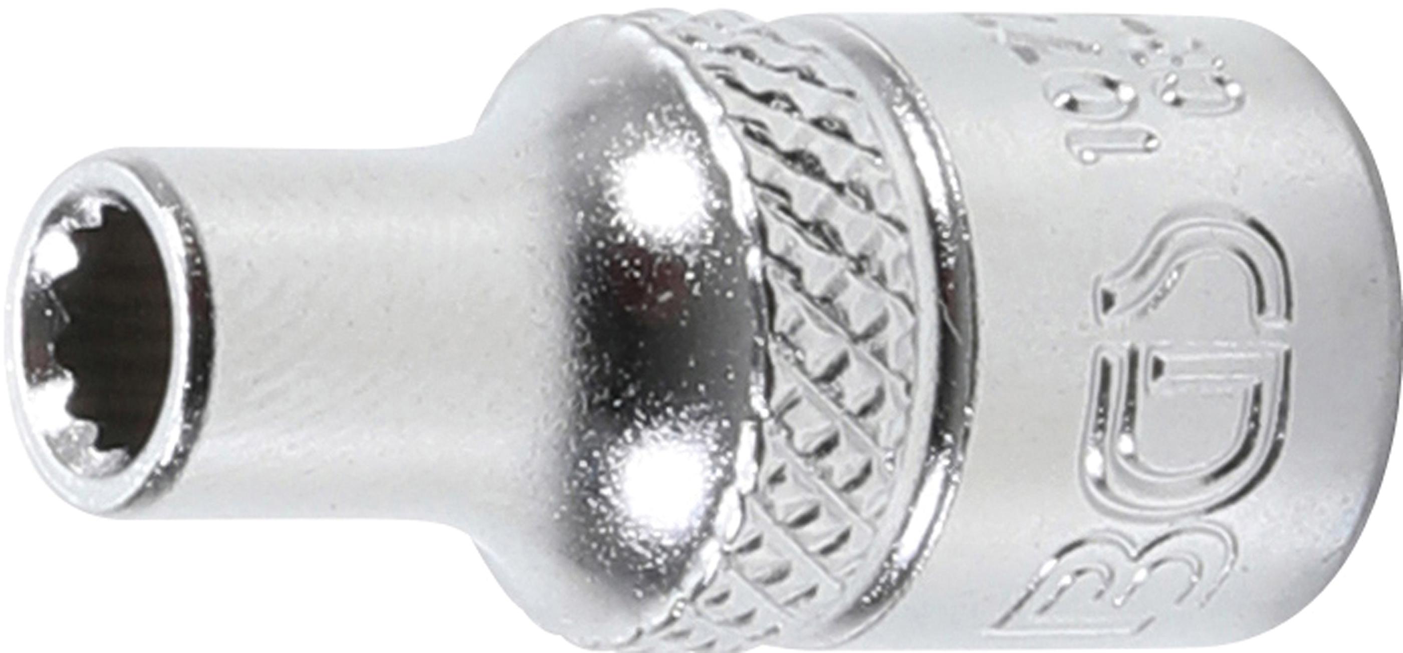 Steckschlüssel-Einsatz Zwölfkant | Antrieb Innenvierkant 6,3 mm (1/4") | SW 4 mm BGS10774