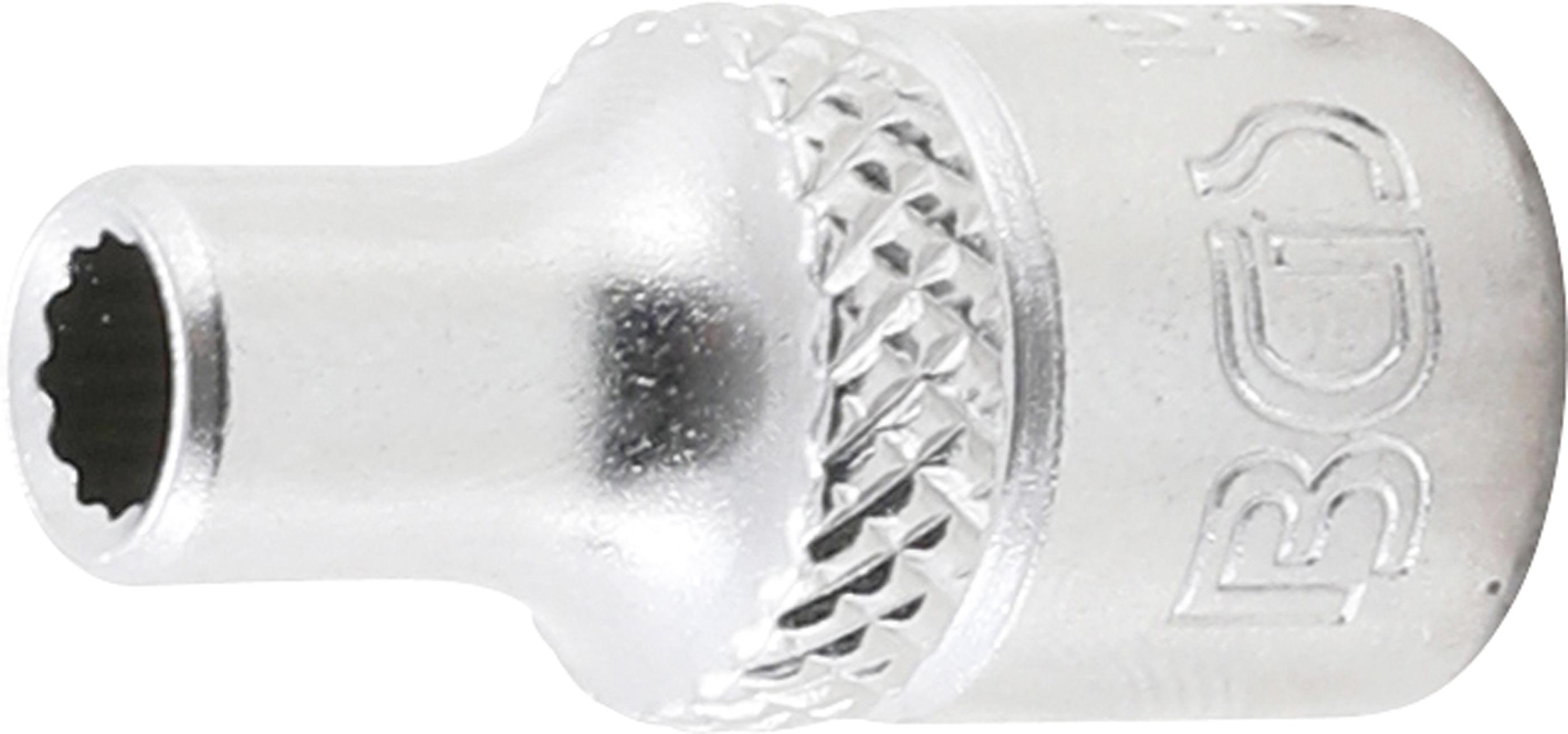Steckschlüssel-Einsatz Zwölfkant | Antrieb Innenvierkant 6,3 mm (1/4") | SW 5/32" BGS10870