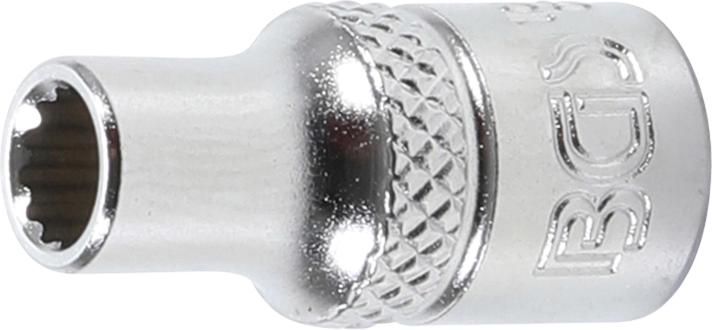 Steckschlüssel-Einsatz Zwölfkant | Antrieb Innenvierkant 6,3 mm (1/4") | SW 5 mm BGS10775