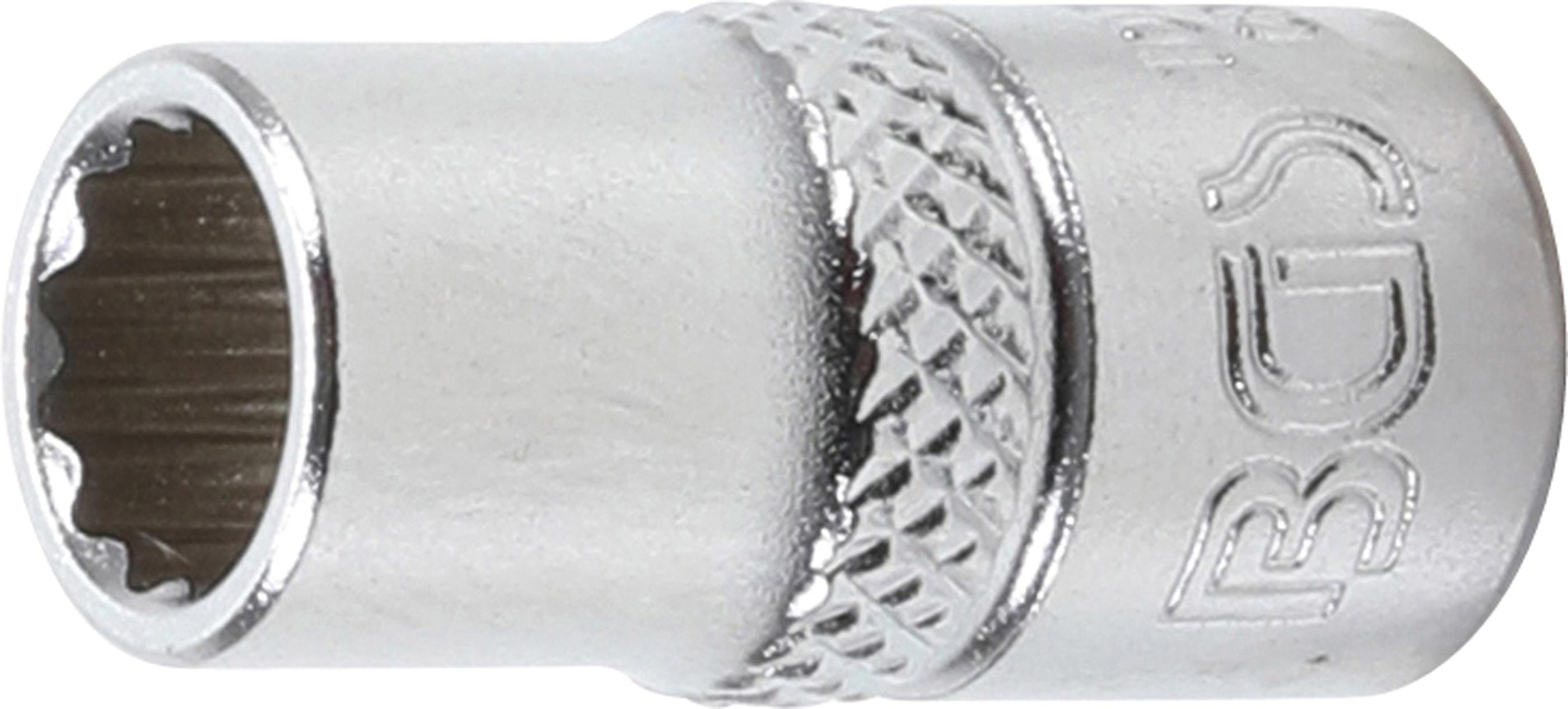 Steckschlüssel-Einsatz Zwölfkant | Antrieb Innenvierkant 6,3 mm (1/4") | SW 7 mm BGS10777