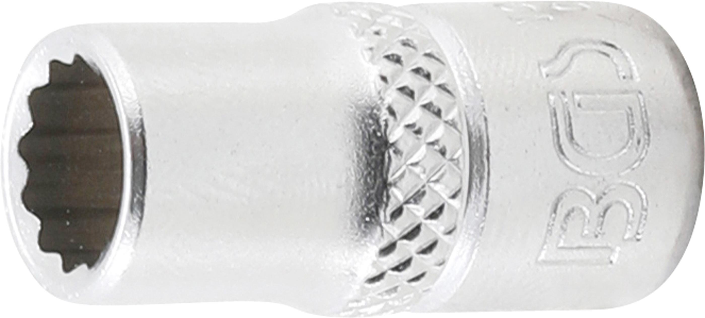 Steckschlüssel-Einsatz Zwölfkant | Antrieb Innenvierkant 6,3 mm (1/4") | SW 9/32" BGS10874