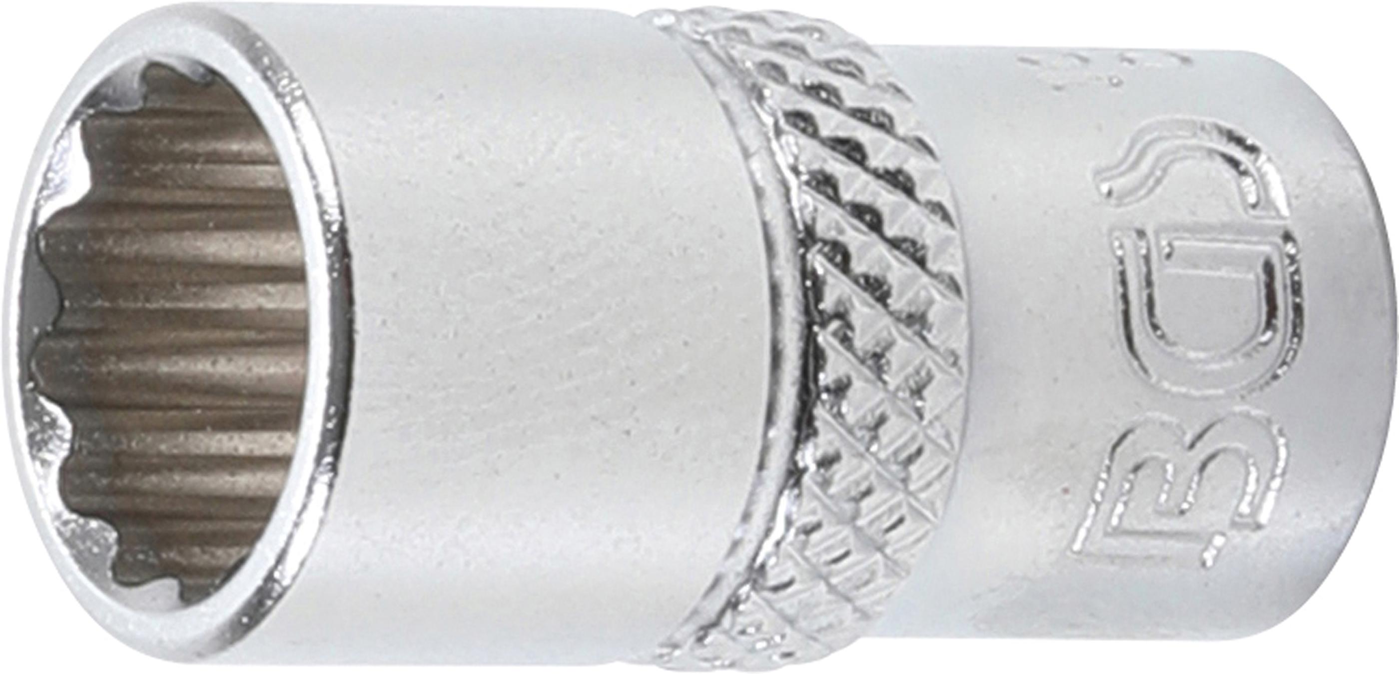 Steckschlüssel-Einsatz Zwölfkant | Antrieb Innenvierkant 6,3 mm (1/4") | SW 9 mm BGS10779