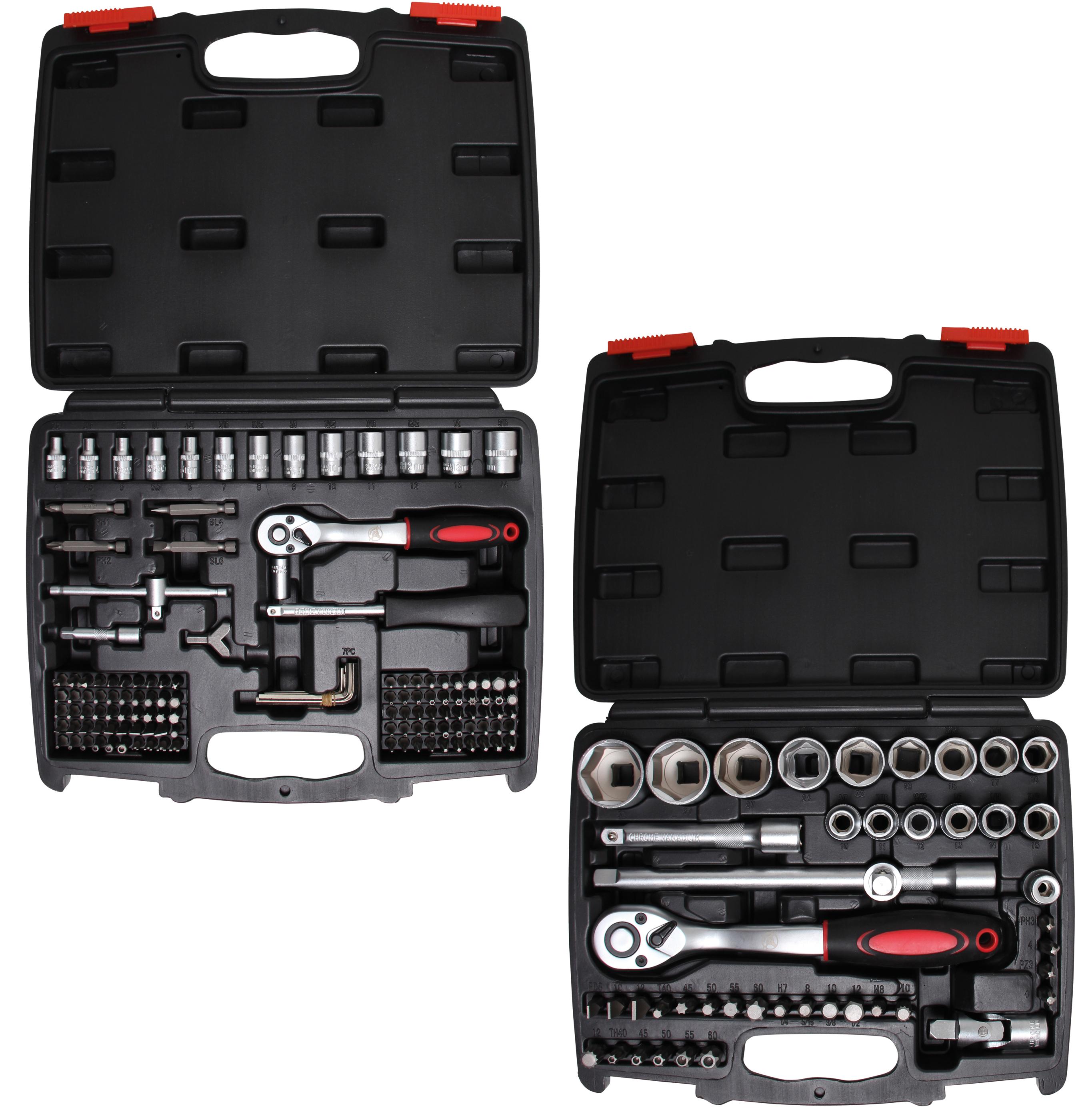 Steckschlüssel-Satz | Antrieb 6,3 mm (1/4") / 12,5 mm (1/2") | 174-tlg. BGS9191