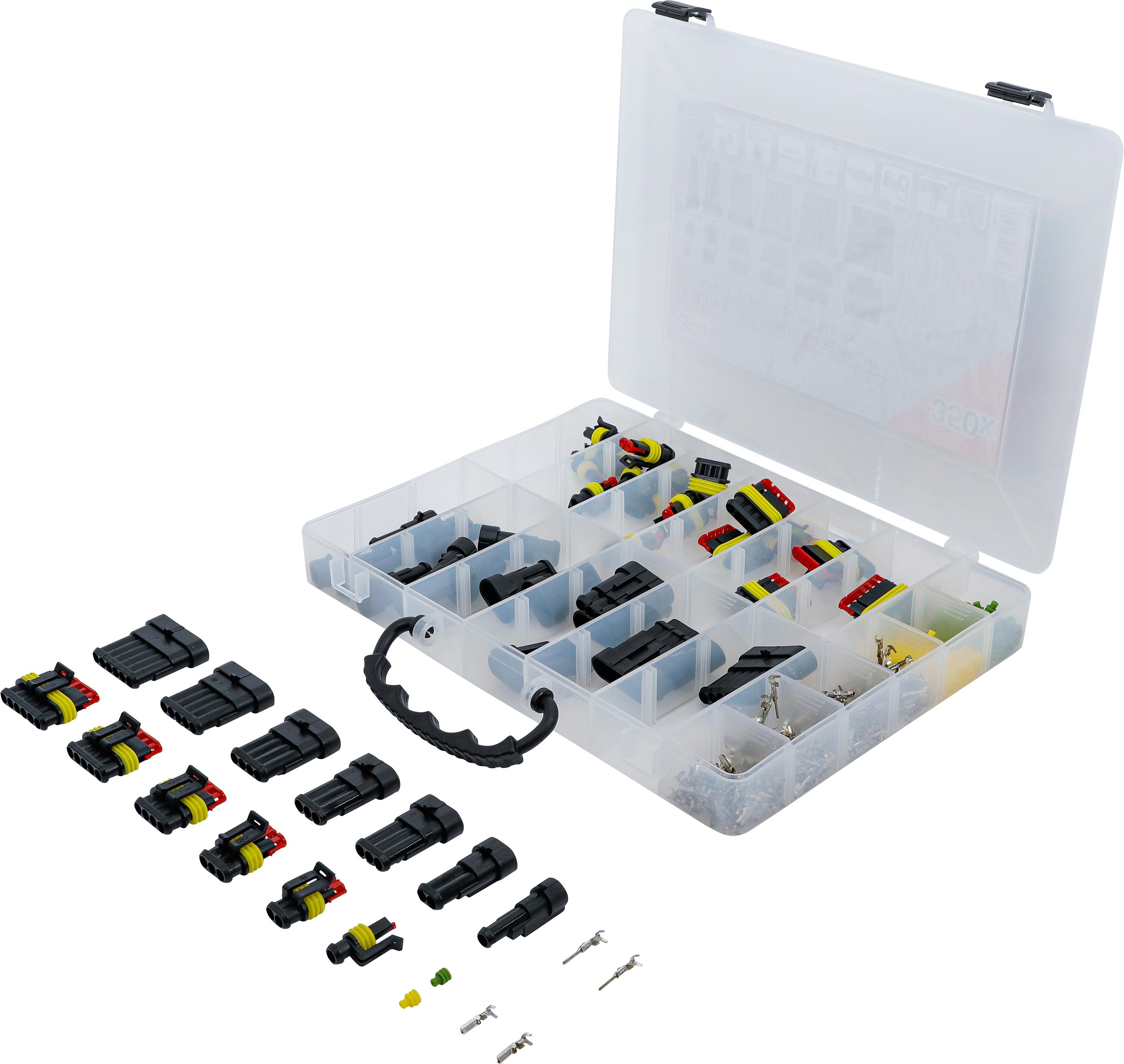 Steckverbinder-Sortiment | 350-tlg. BGS9634