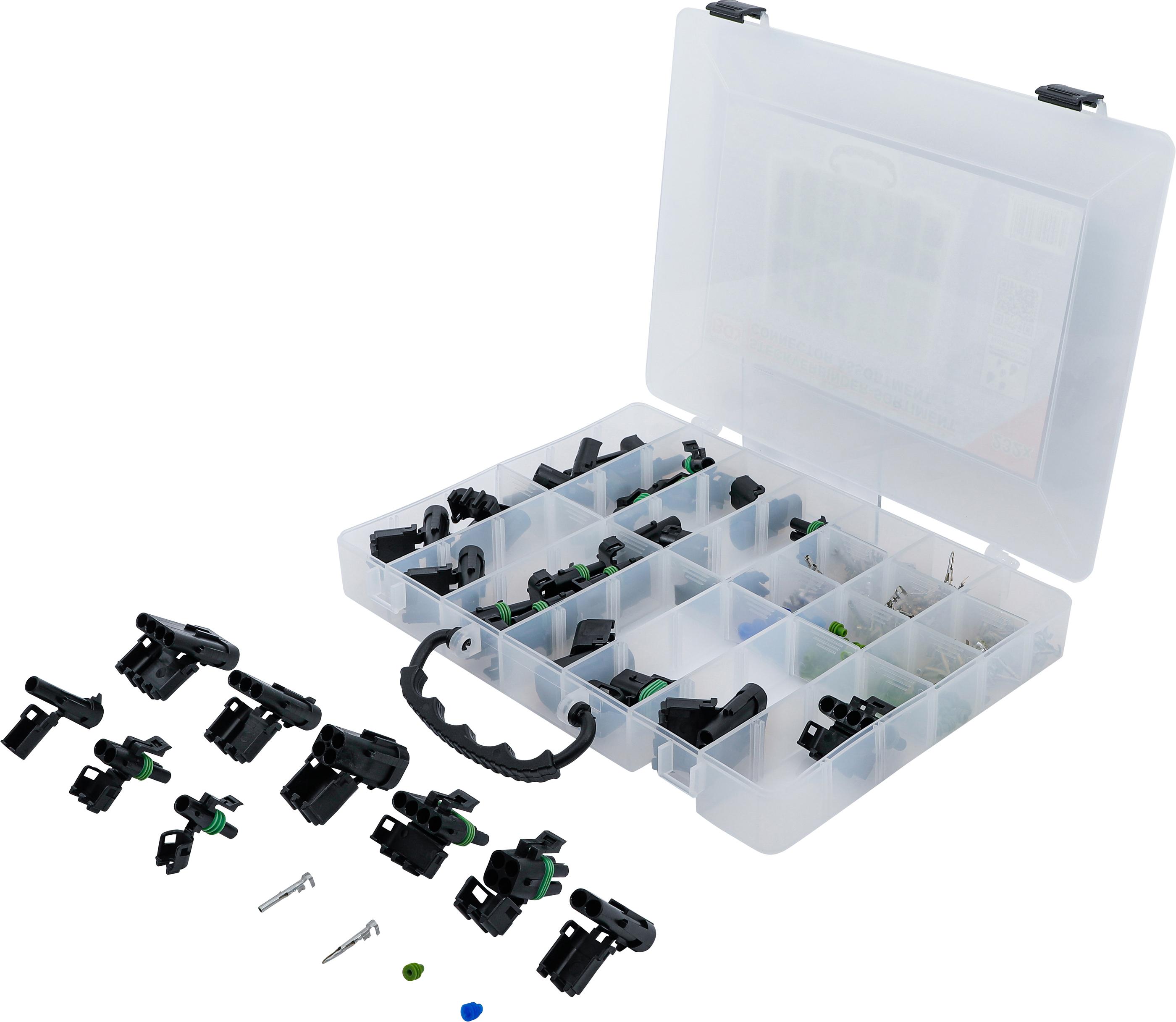 Steckverbinder-Sortiment | wasserdicht | 232-tlg. BGS9096