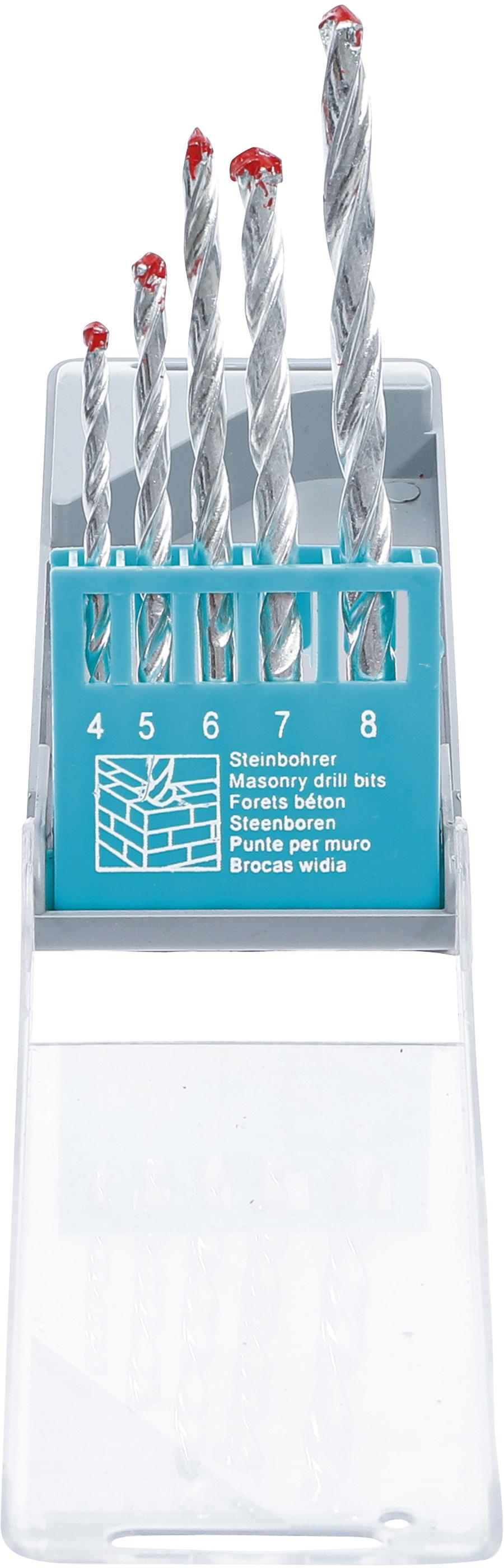 Steinbohrer-Satz | 4 - 8 mm | 5-tlg. BGS50805