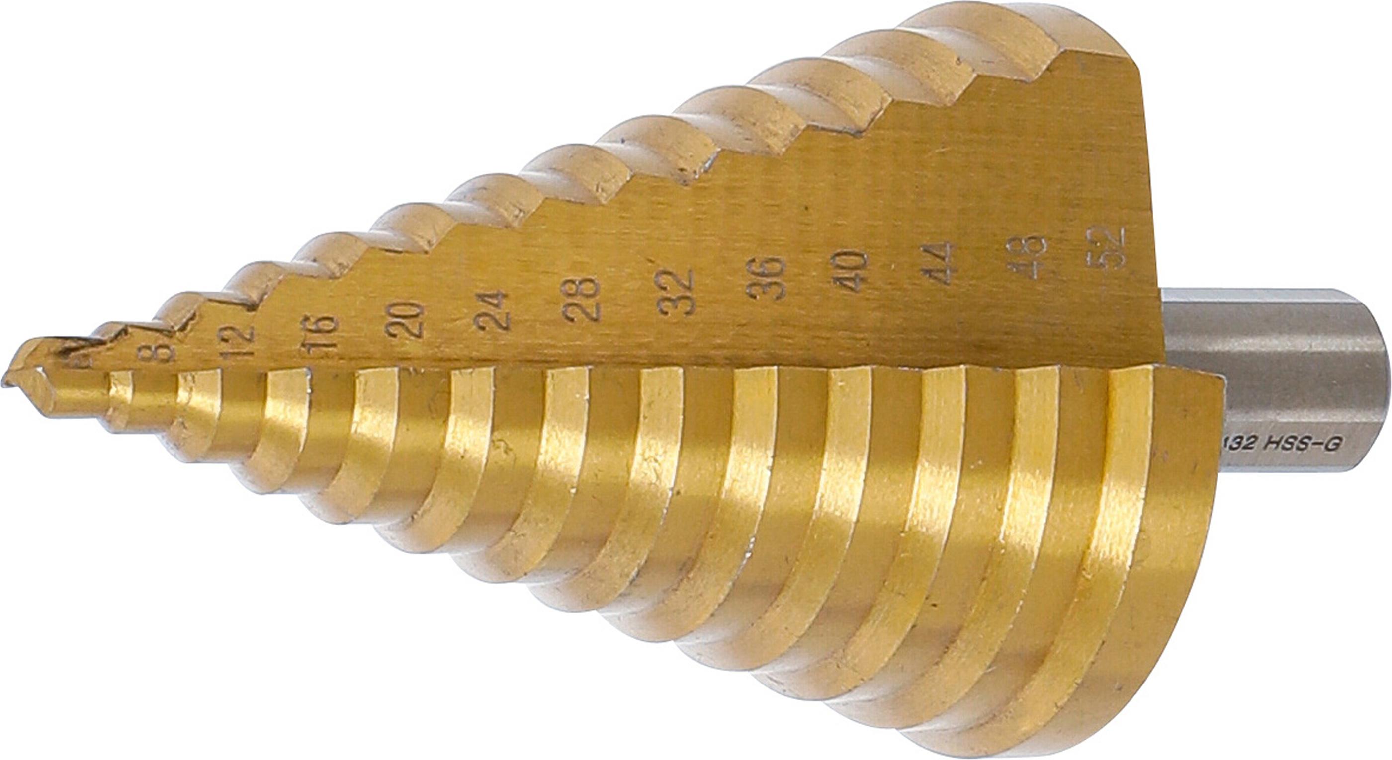 Stufenbohrer | titan-nitriert | Ø 6 - 52 mm BGS74432