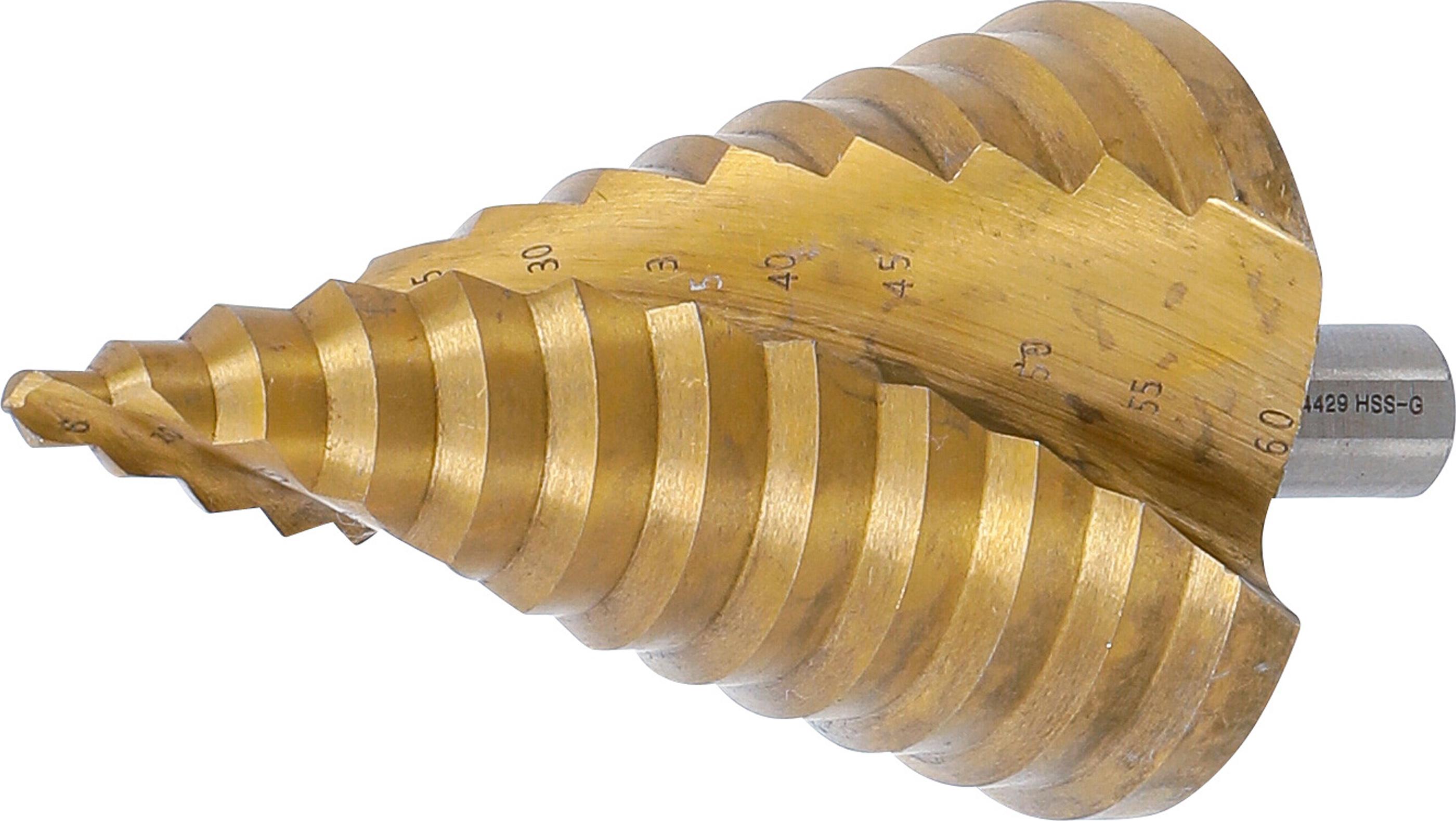 Stufenbohrer | titan-nitriert | Ø 6 - 60 mm BGS74429