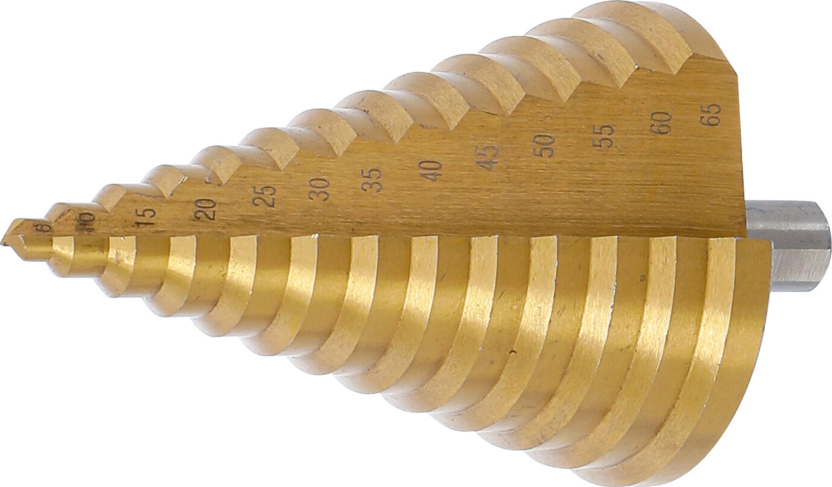 Stufenbohrer | titan-nitriert | Ø 6 - 65 mm BGS74433