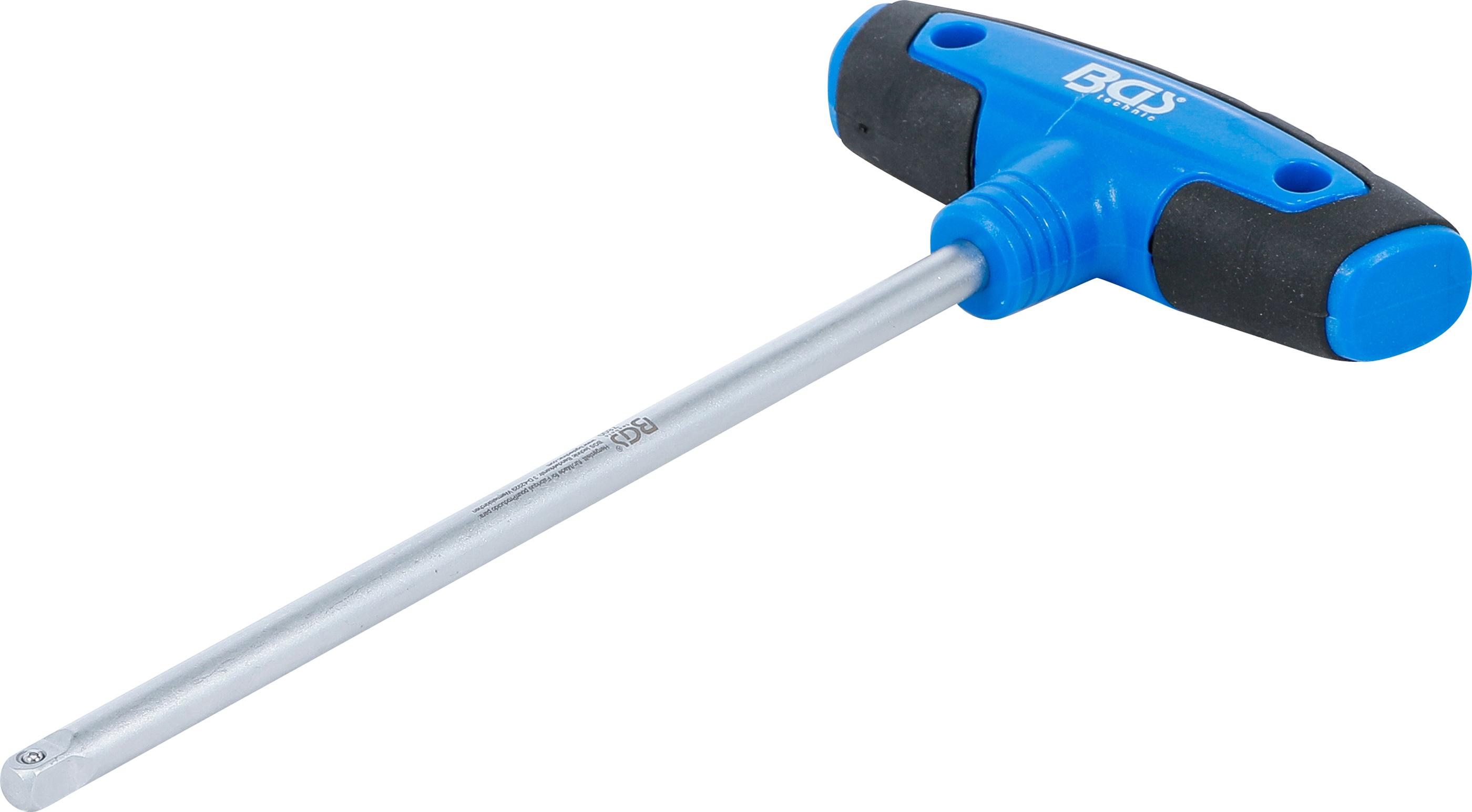 T-Griff | Abtrieb Außenvierkant 6,3 mm (1/4") | 230 mm BGS7800