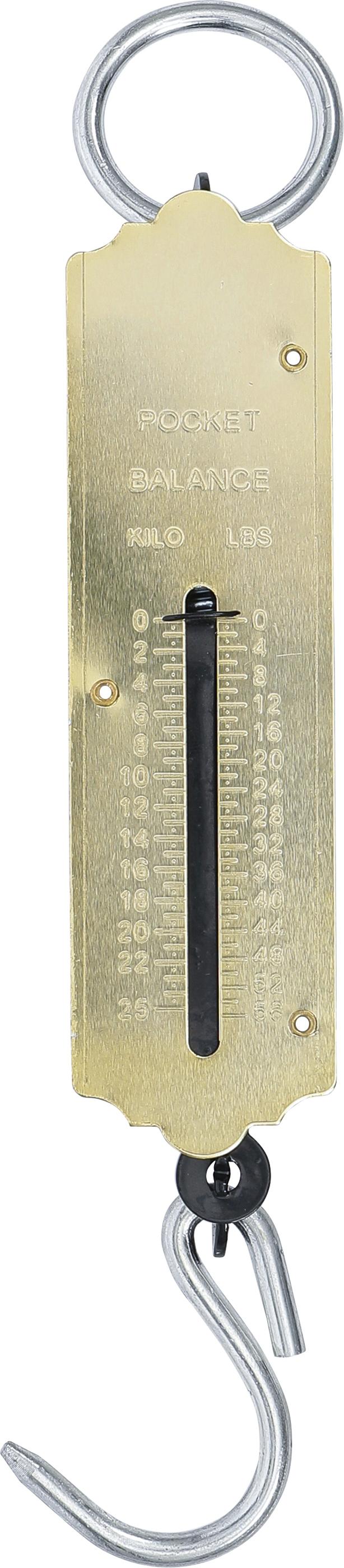 Taschenfederwaage | bis 25 kg BGS8033