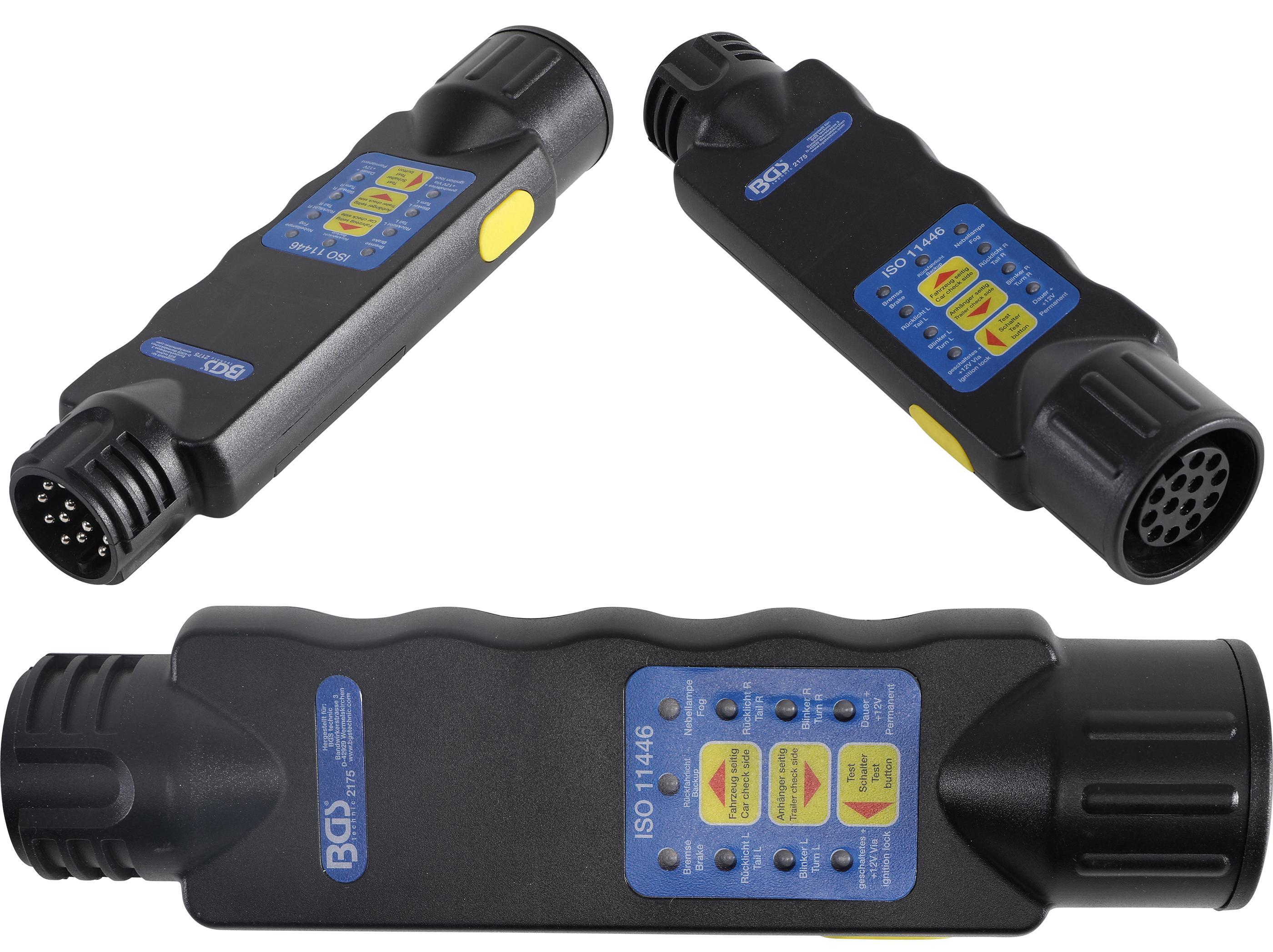Tester für Anhänger- und Zugfahrzeug-Steckverbindungen | 13-polig BGS2175