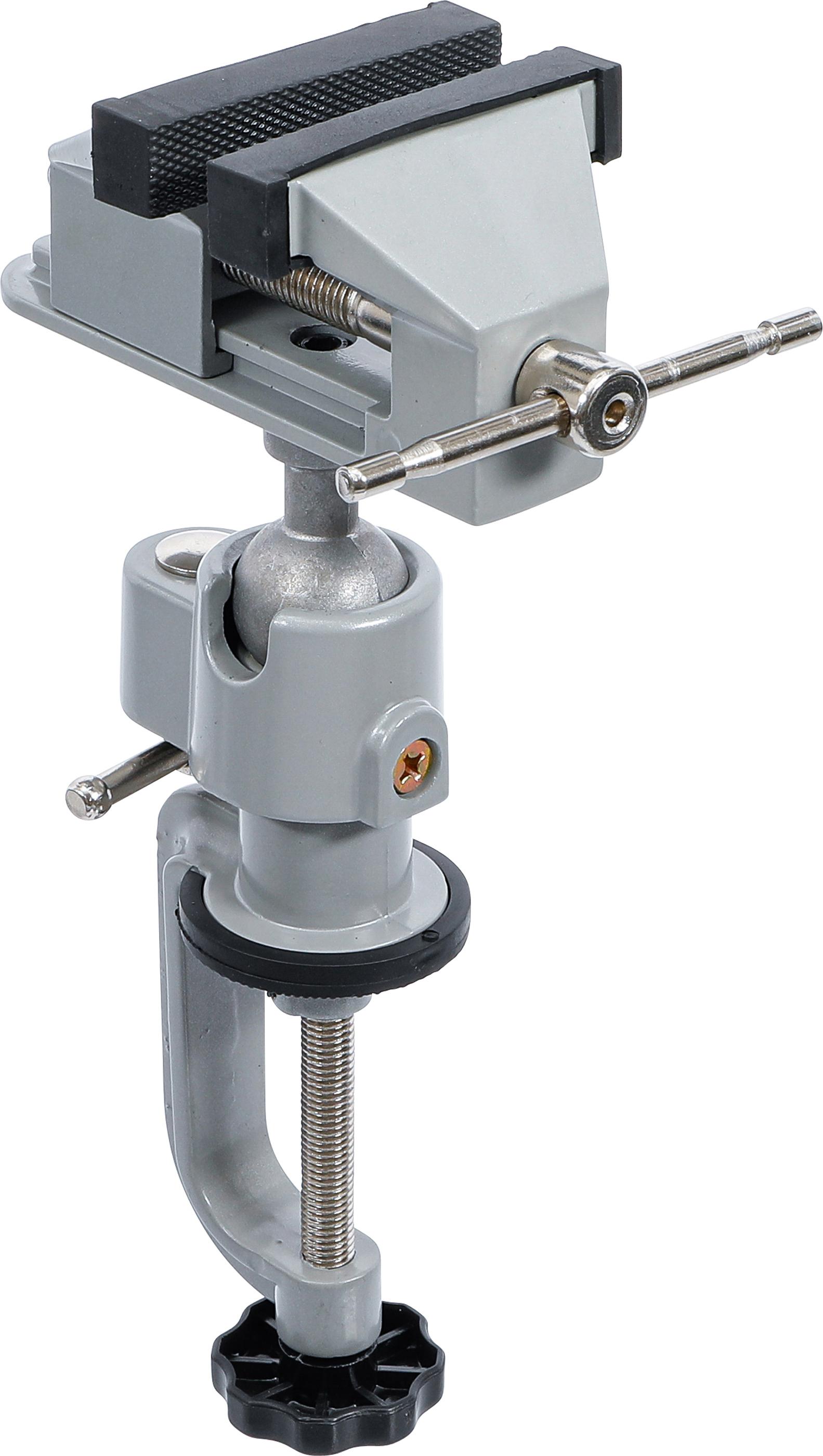 Tisch-Schraubstock | schwenkbar | Backen 70 mm BGS93057