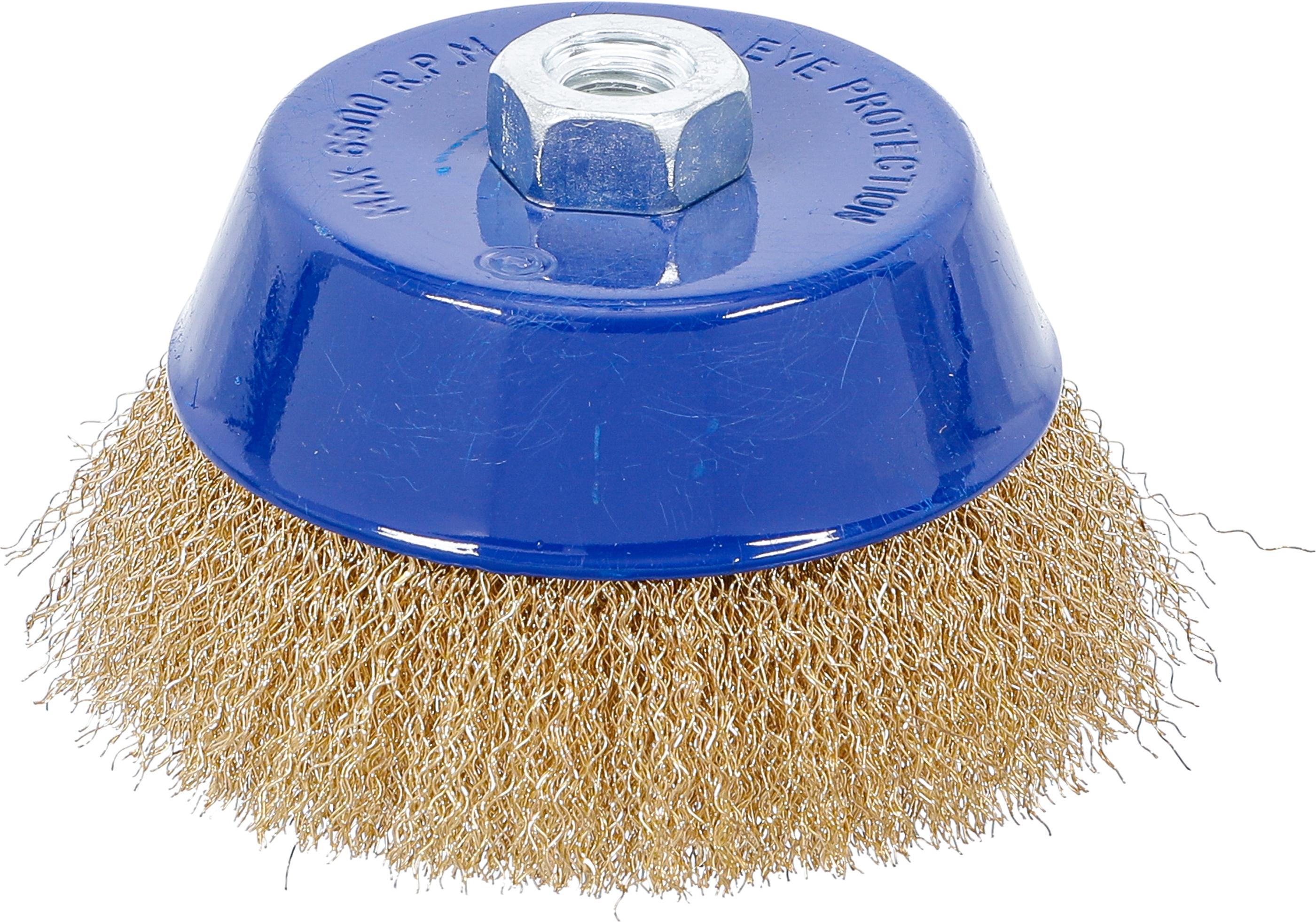 Topfbürste | Aufnahme M14 x 2,0 | Ø 125 x 75 mm BGS3988