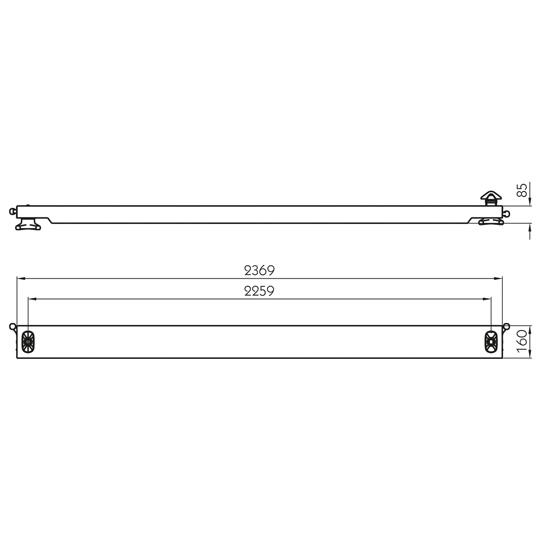 Traverse TFE.0052.00 Kombiholm Verriegelungen Sicherungsringe 126511450 Suer