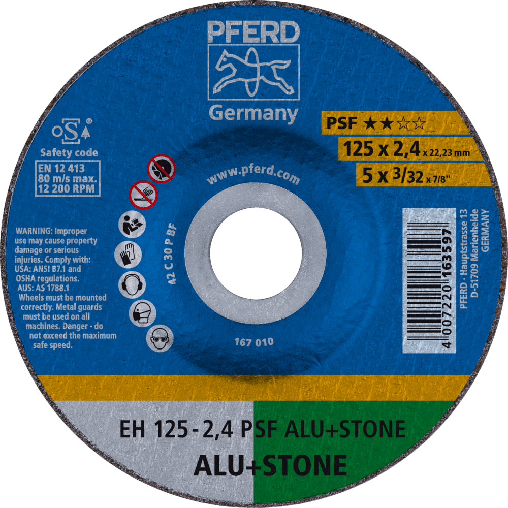 TRENN EH 125-2,4 PSF ALU+STONE (10) 4007220417867