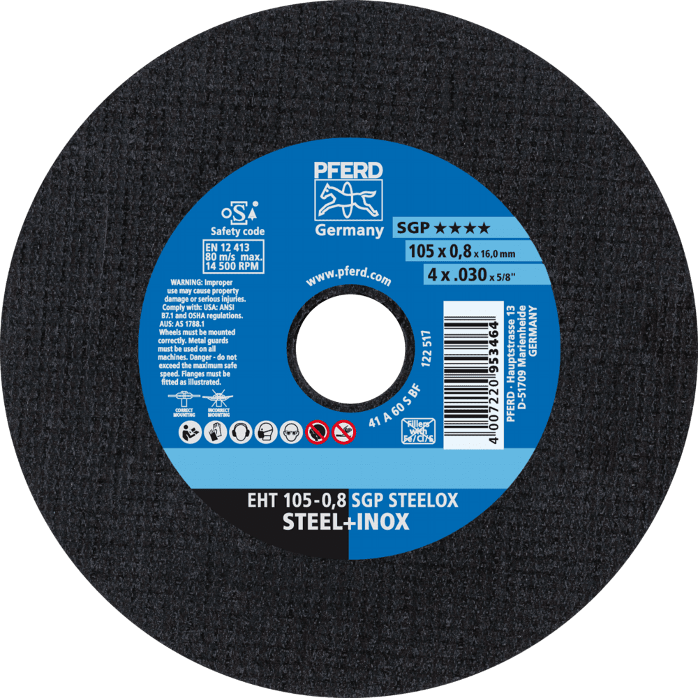TRENNSCHEIBE EHT 105-0,8 SGP STEELOX/16 4007220953464