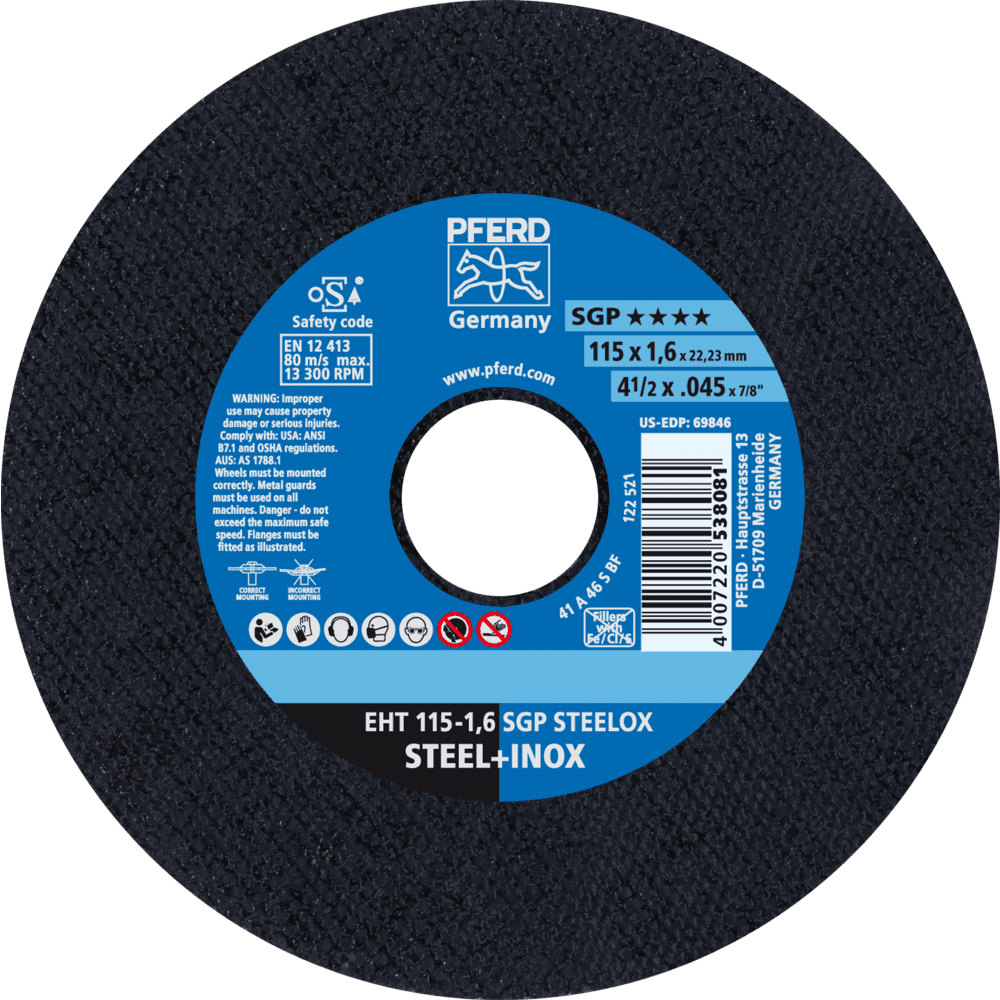 TRENNSCHEIBE EHT 115-1,6 SGP STEELOX 4007220538081