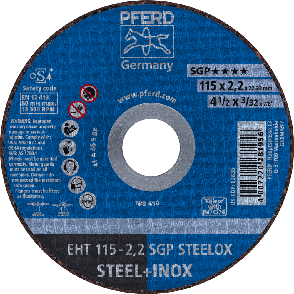 TRENNSCHEIBE EHT 115-2,2 SGP STEELOX 4007220281956