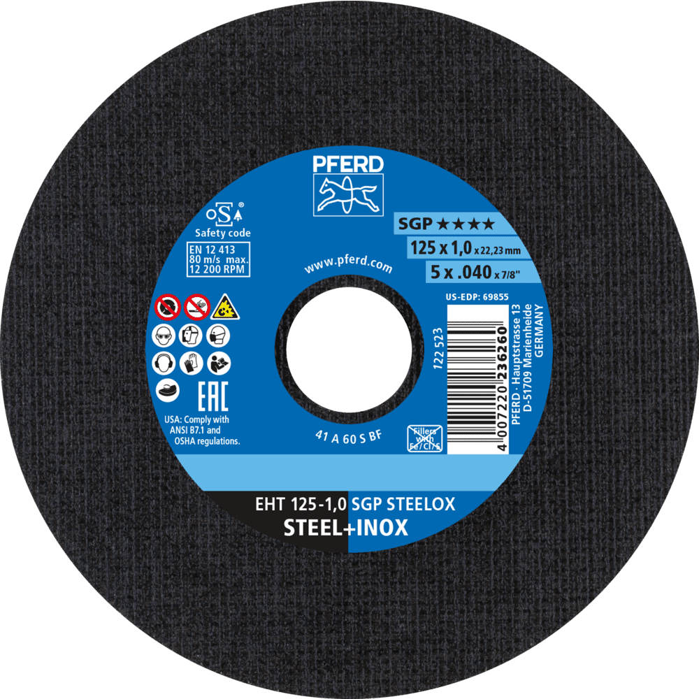 TRENNSCHEIBE EHT 125-1,0 SGP STEELOX 4007220538098