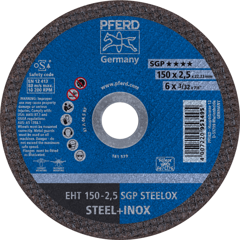 TRENNSCHEIBE EHT 150-2,5 SGP STEELOX 4007220953495