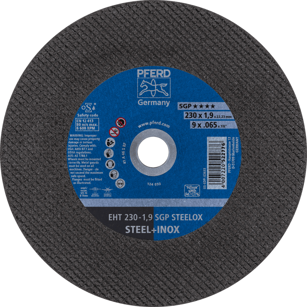 TRENNSCHEIBE EHT 230-1,9 SGP STEELOX 4007220522776