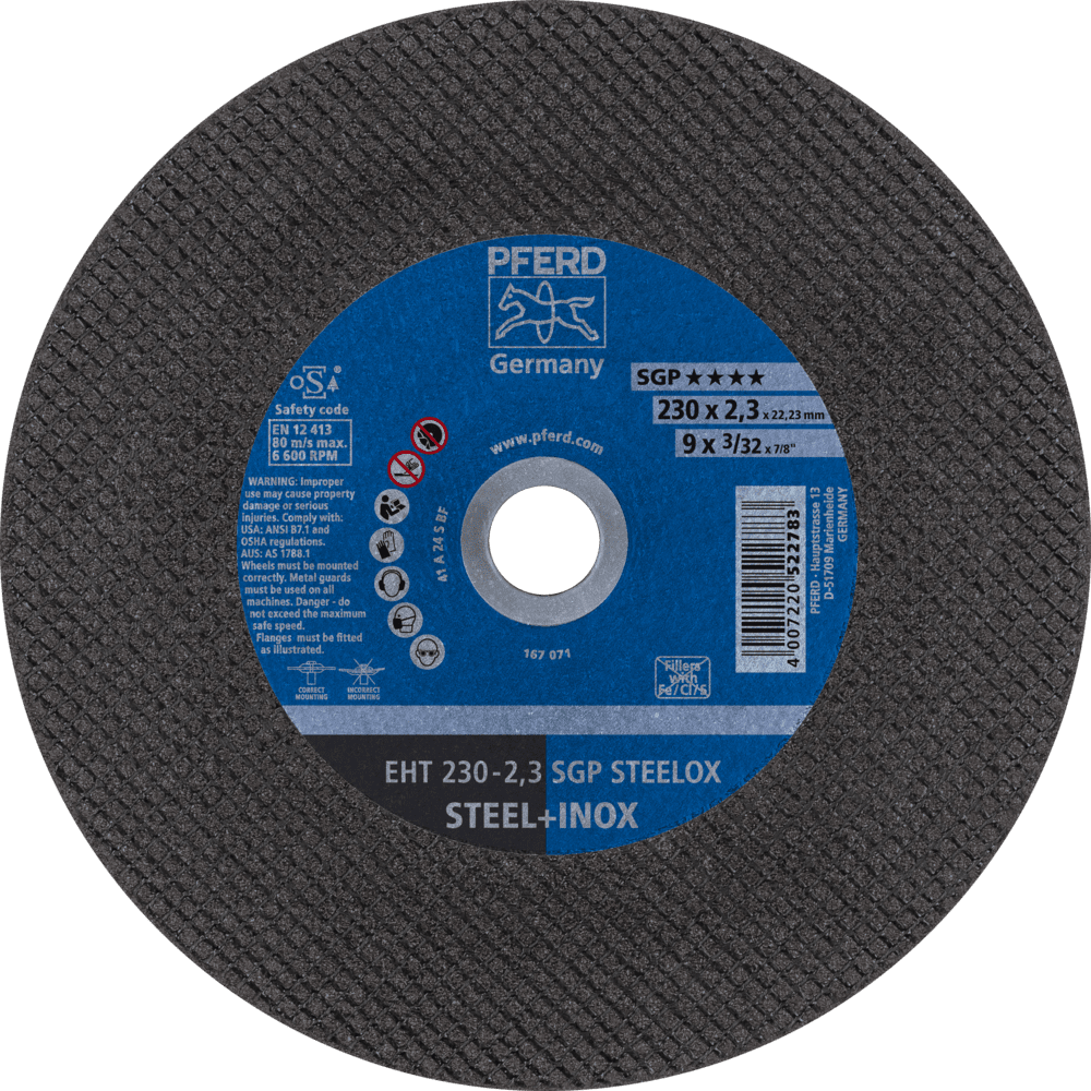 TRENNSCHEIBE EHT 230-2,3 SGP STEELOX 4007220522783