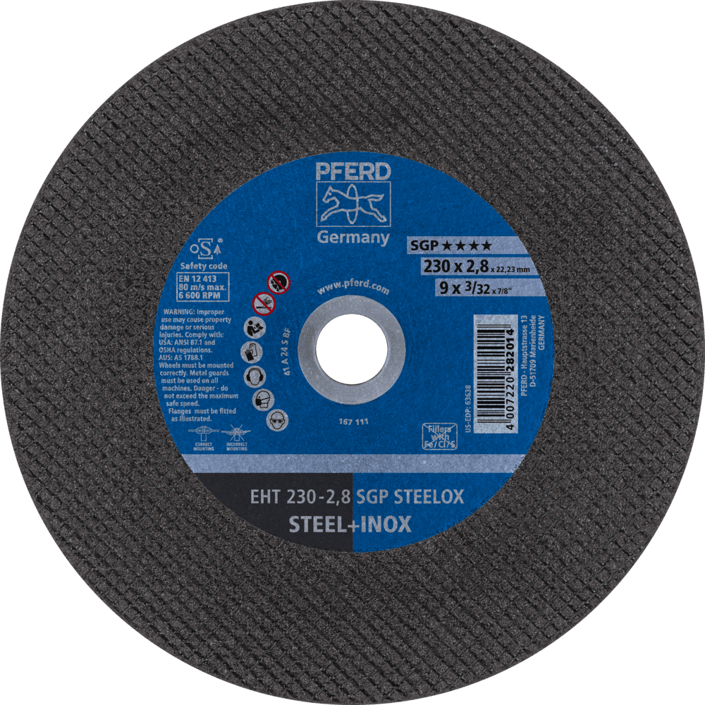 TRENNSCHEIBE EHT 230-2,8 SGP STEELOX 4007220282014