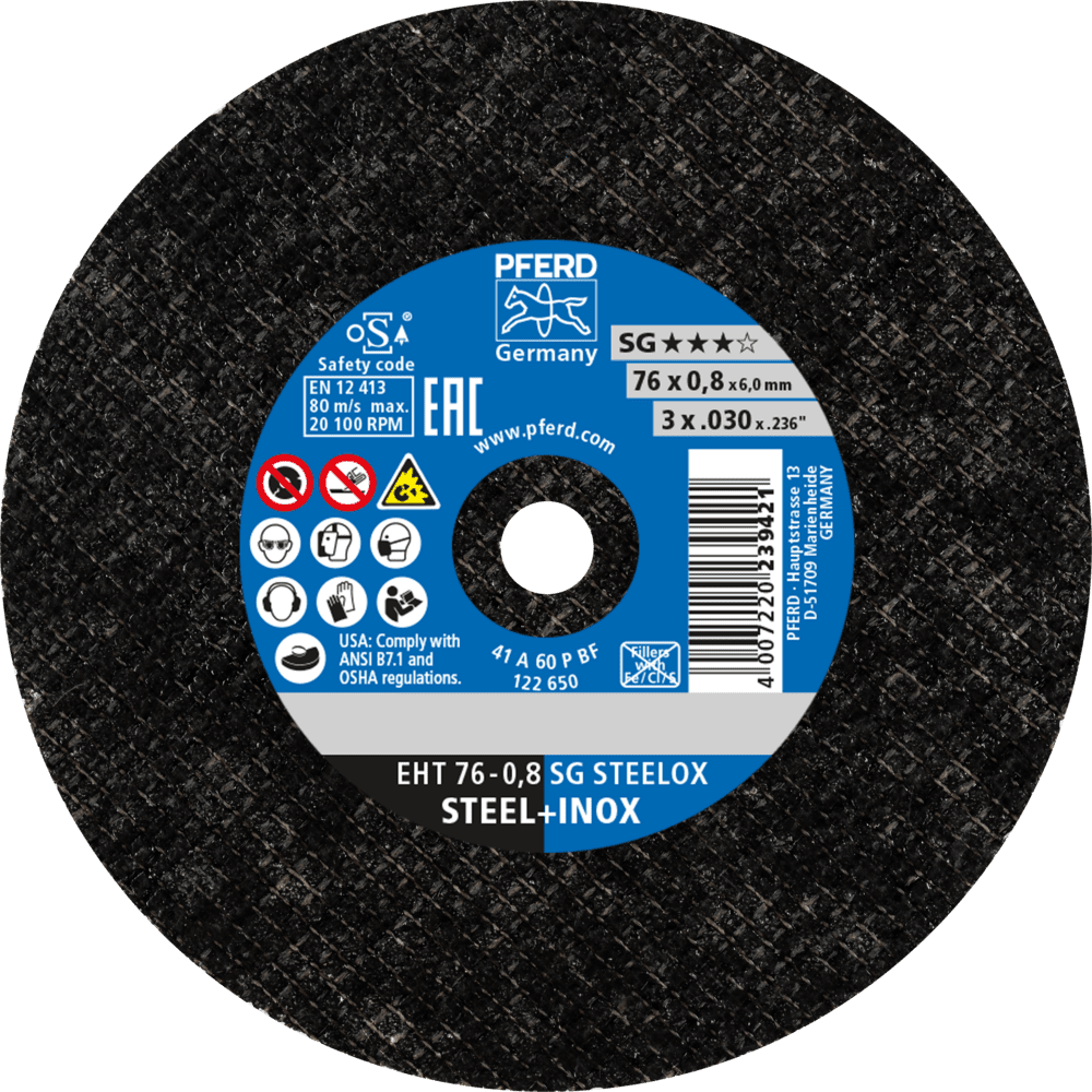 TRENNSCHEIBE EHT 76-0,8 SG STEELOX/6 4007220849217