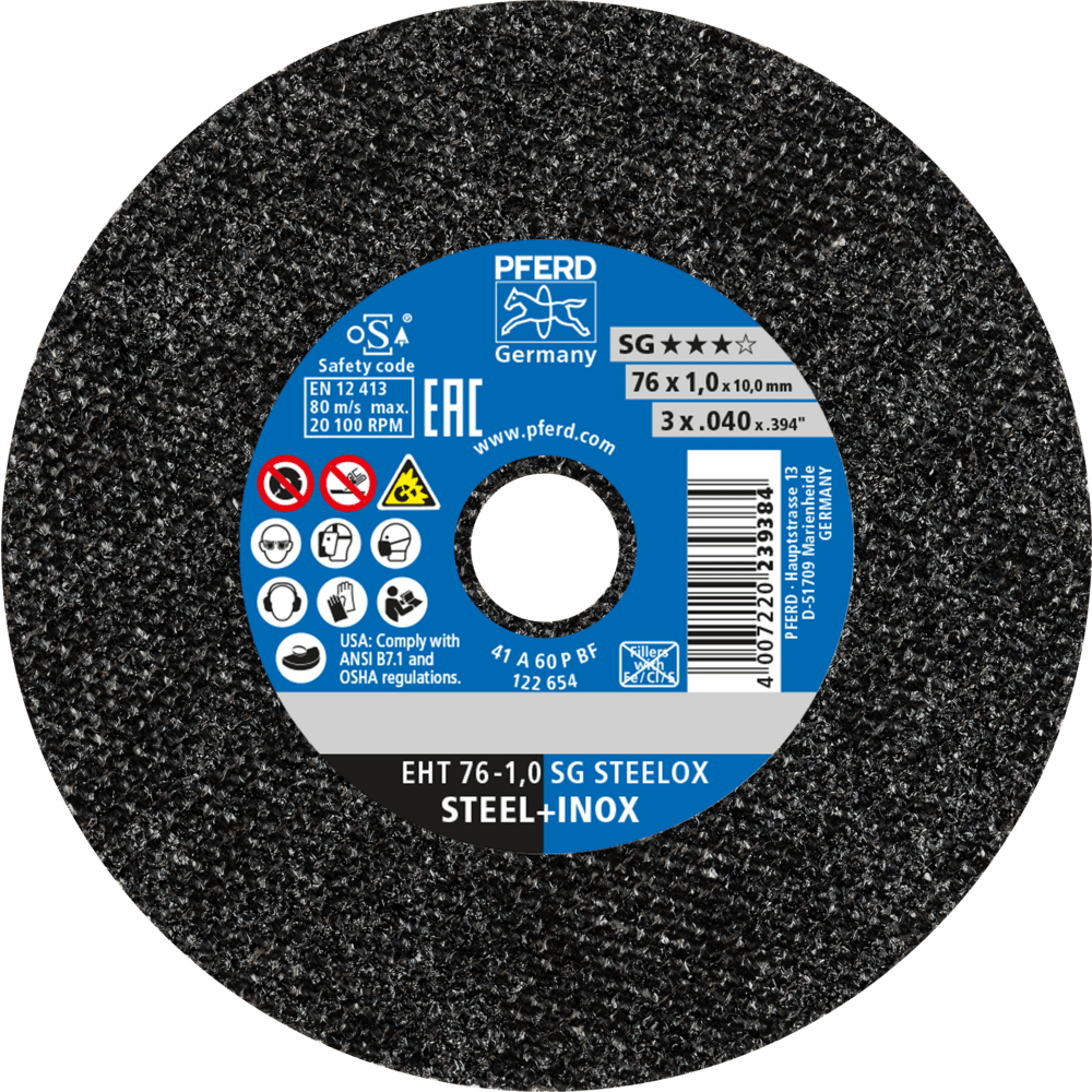 TRENNSCHEIBE EHT 76-1,0 SG STEELOX/10 4007220165829
