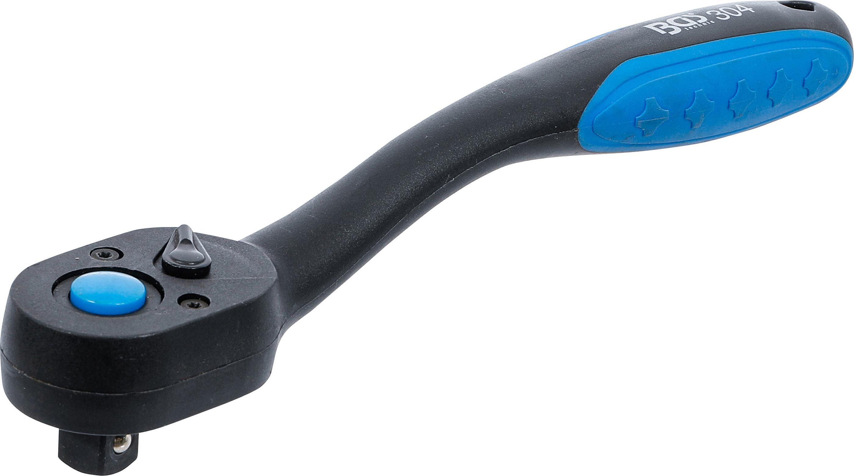 Umschaltknarre, kunststoff-ummantelt | Abtrieb Außenvierkant 12,5 mm (1/2") BGS304