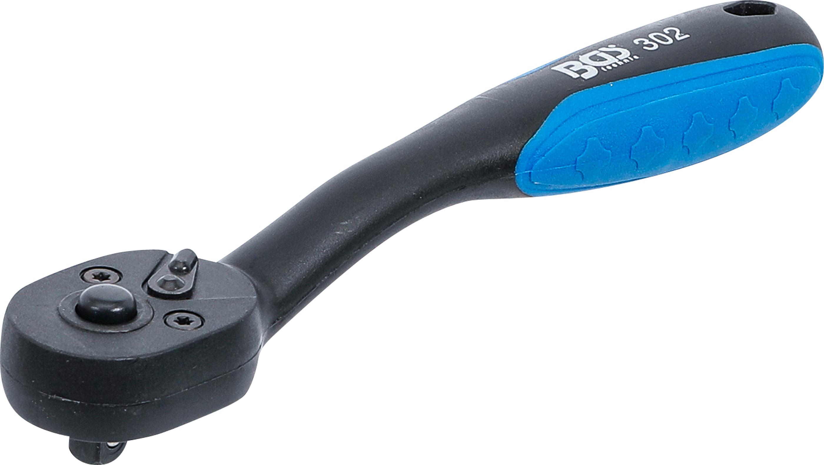 Umschaltknarre, kunststoff-ummantelt | Abtrieb Außenvierkant 6,3 mm (1/4") BGS302