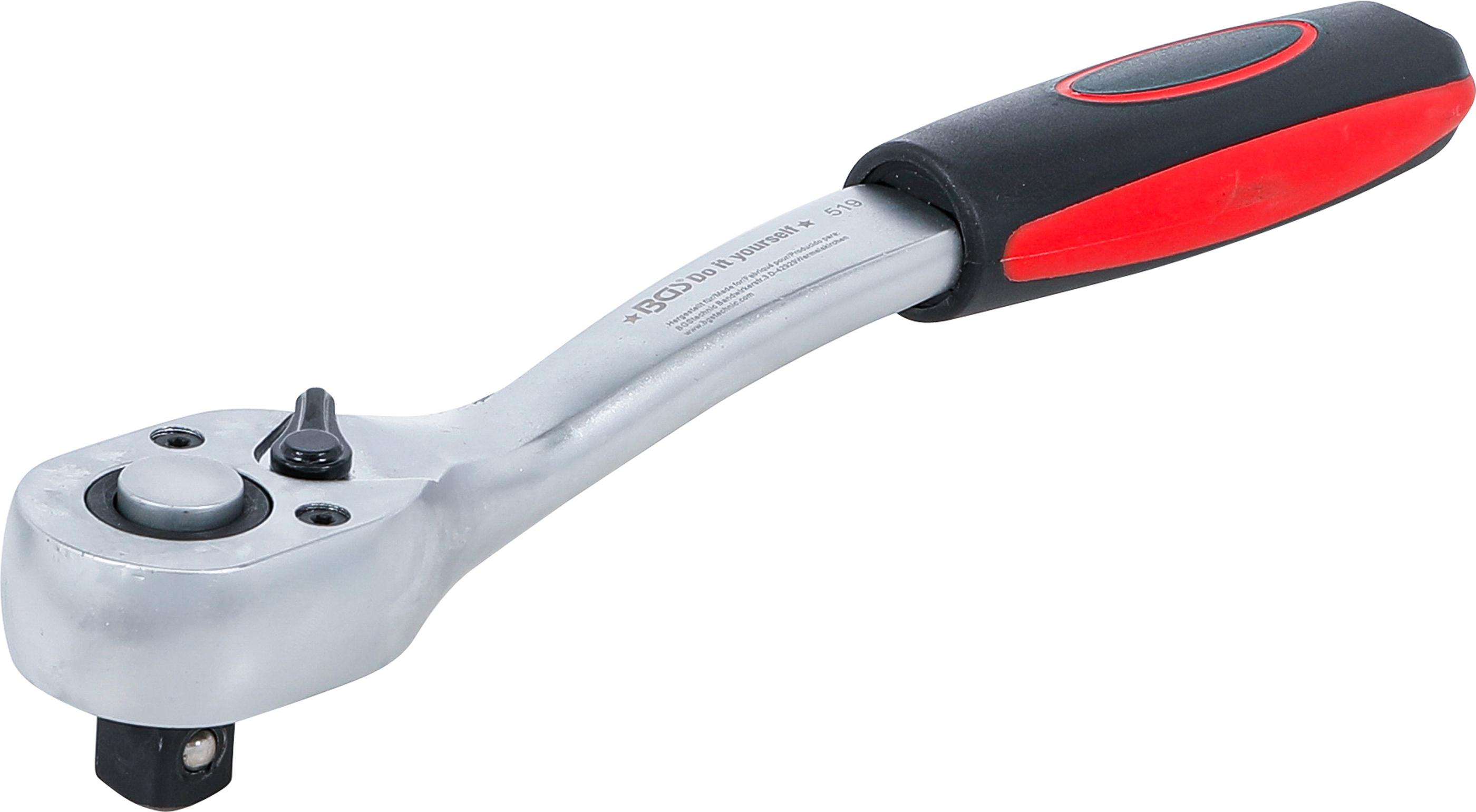 Umschaltknarre | feinverzahnt | 12,5 mm (1/2") BGS519