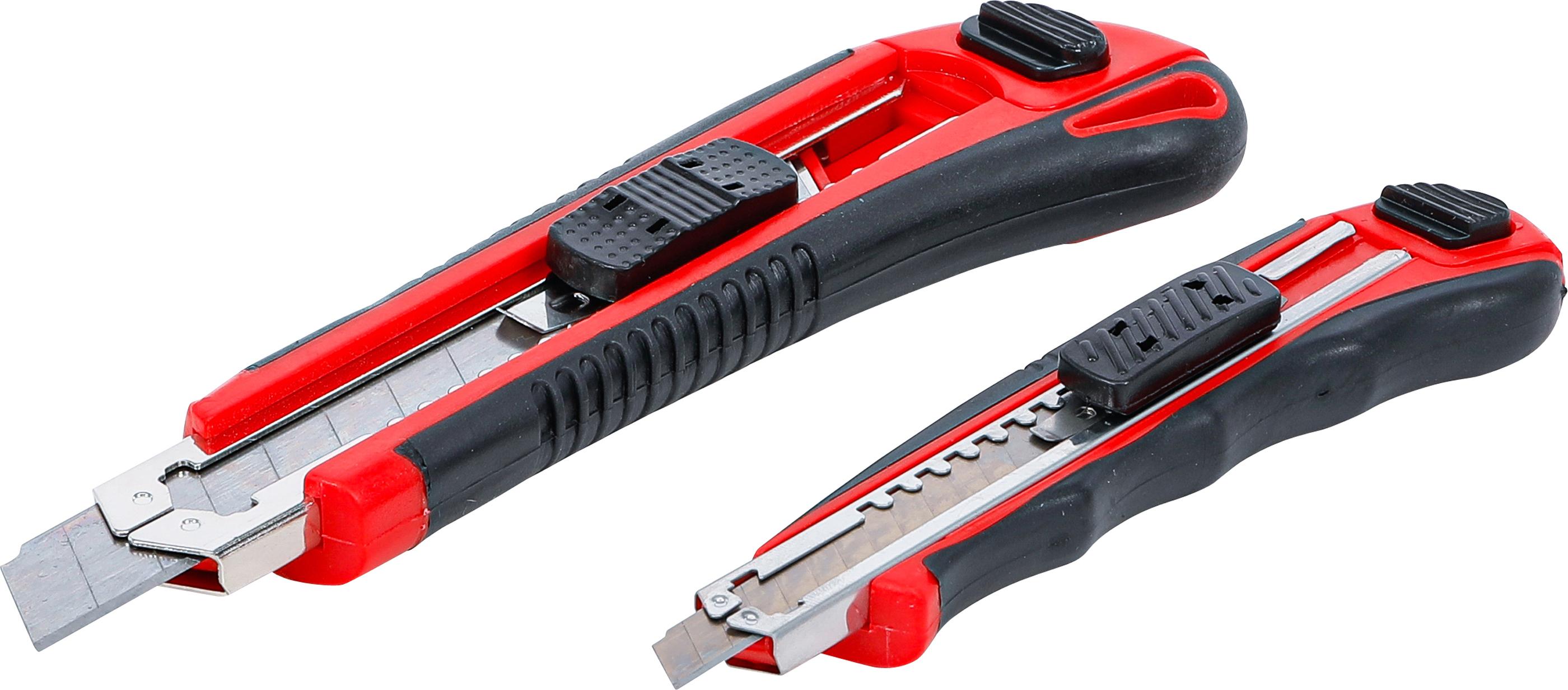 Universal-Abbrechmesser-Satz | Klingenbreite 9 / 18 mm | 2-tlg. BGS7953